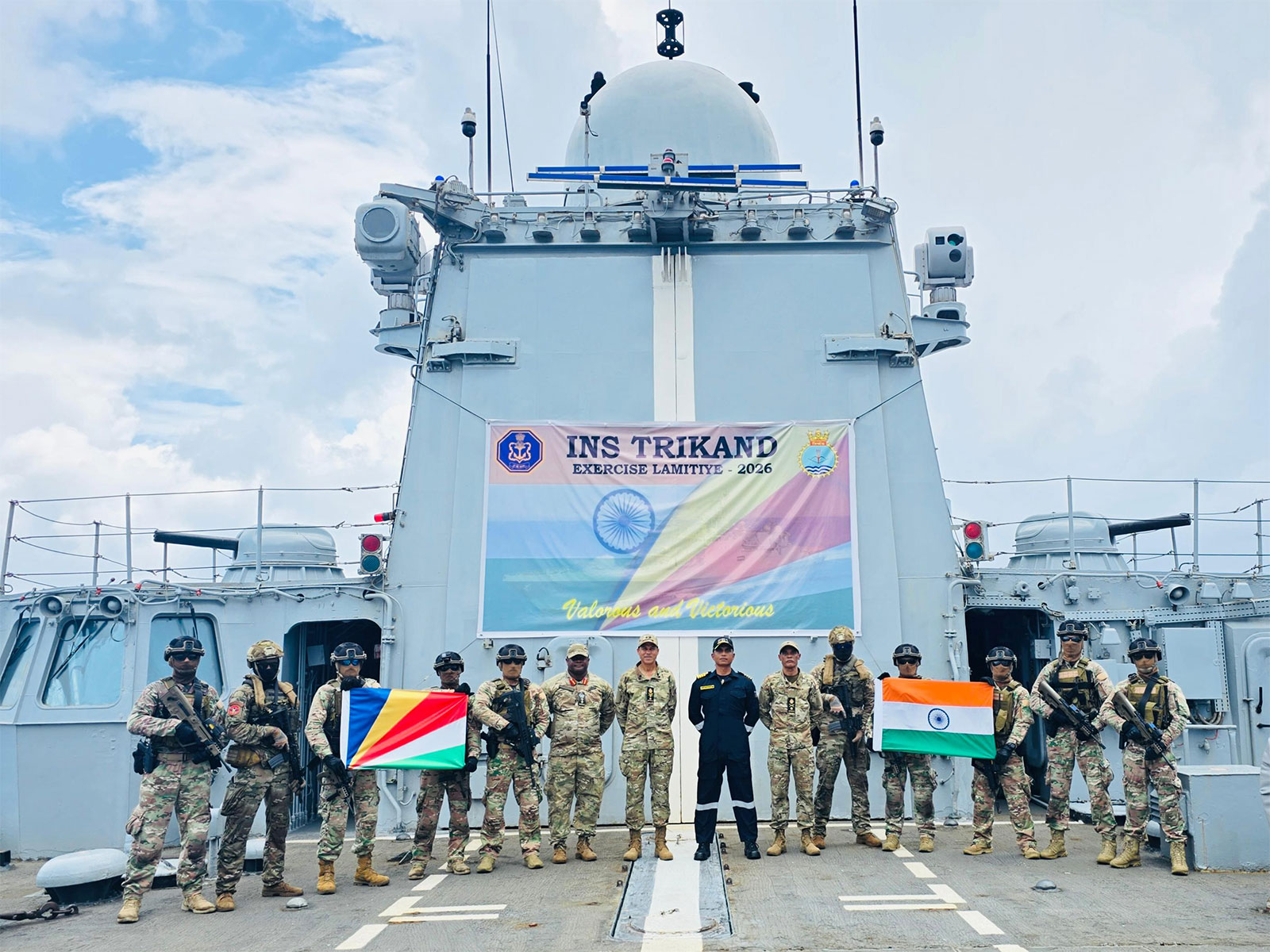 Indian Naval Ship Trikand (Photo/Indian Navy) Indian Naval Ship Trikand (Photo/Indian Navy)