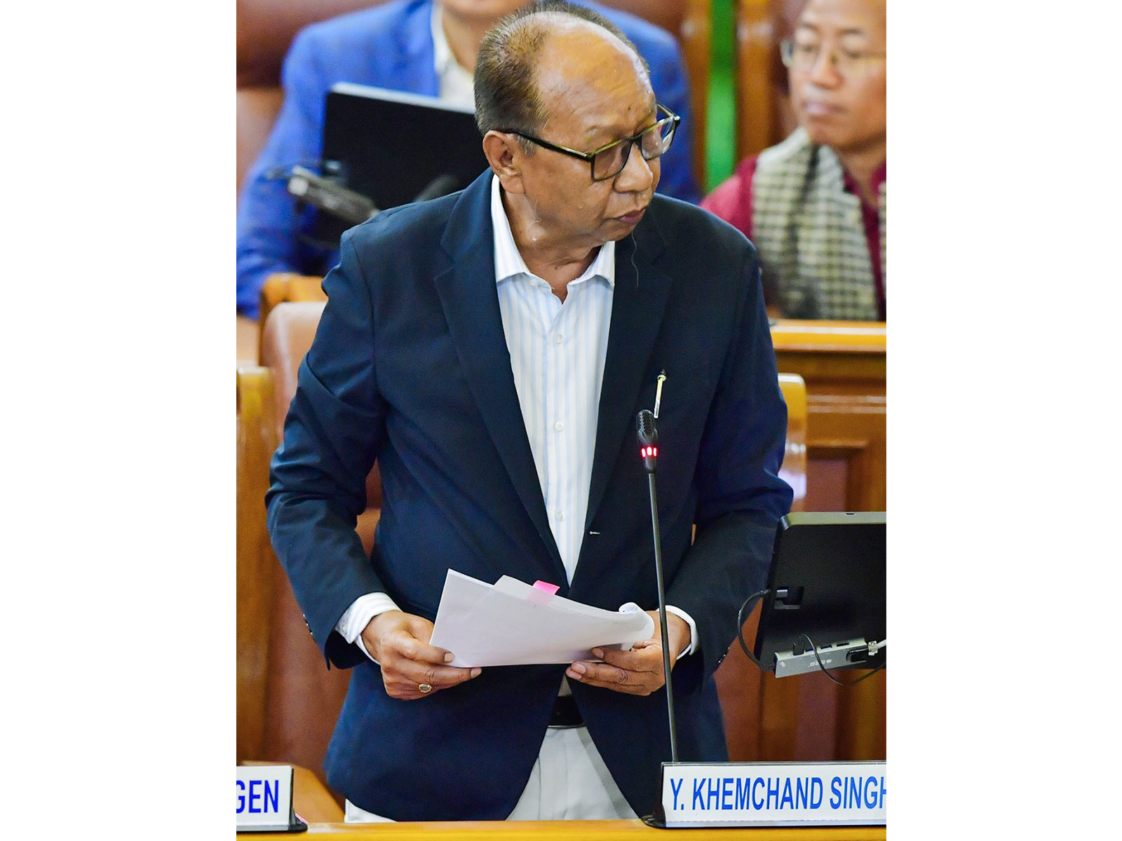 Manipur CM Yumnam Khemchand Singh (Photo/ANI)