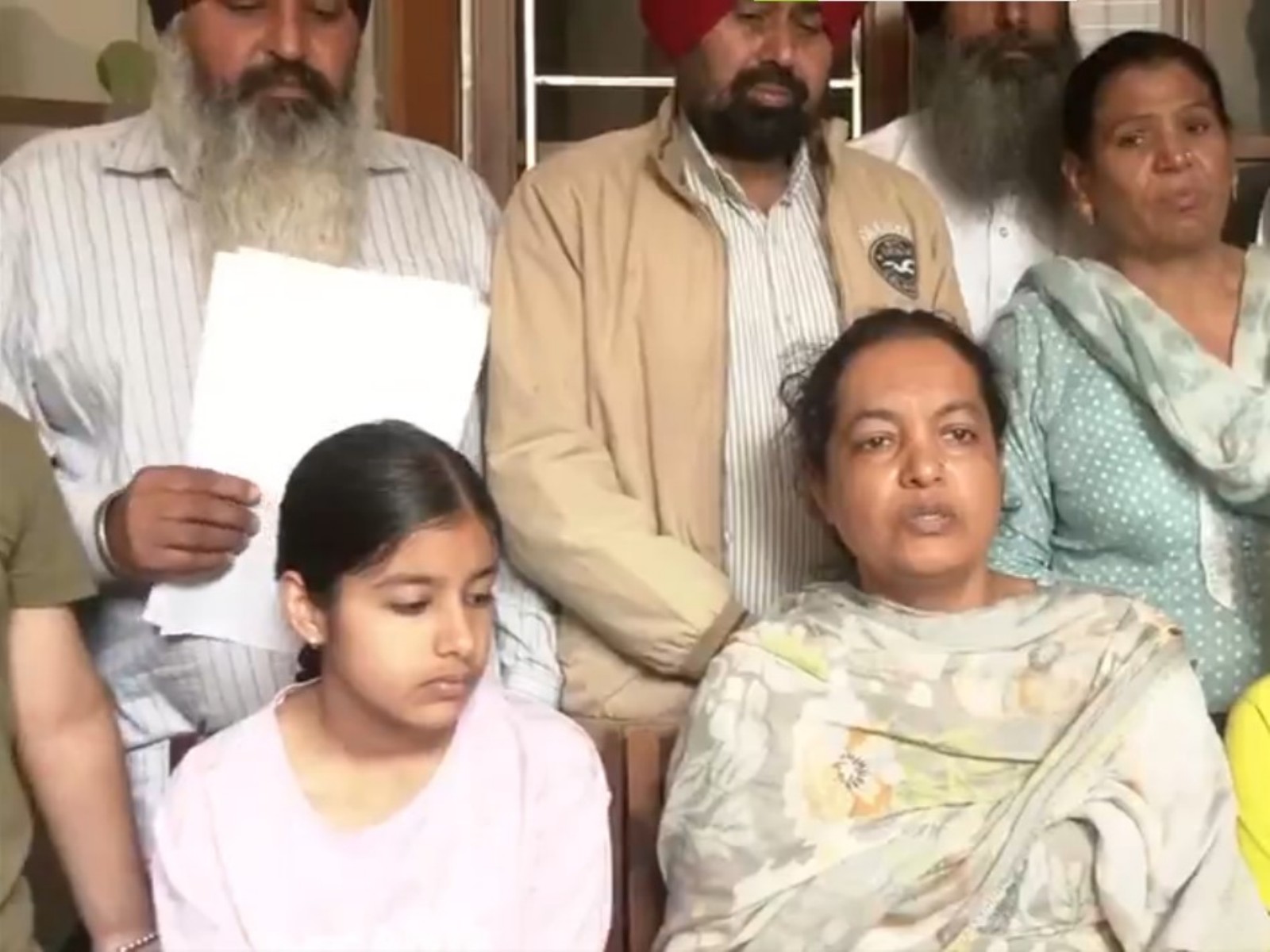 Family members of deceased PWC official Gagandeep Singh Randhawa demand justice in Amritsar (Photo/ANI) Family members of deceased PWC official Gagandeep Singh Randhawa demand justice in Amritsar (Photo/ANI)
