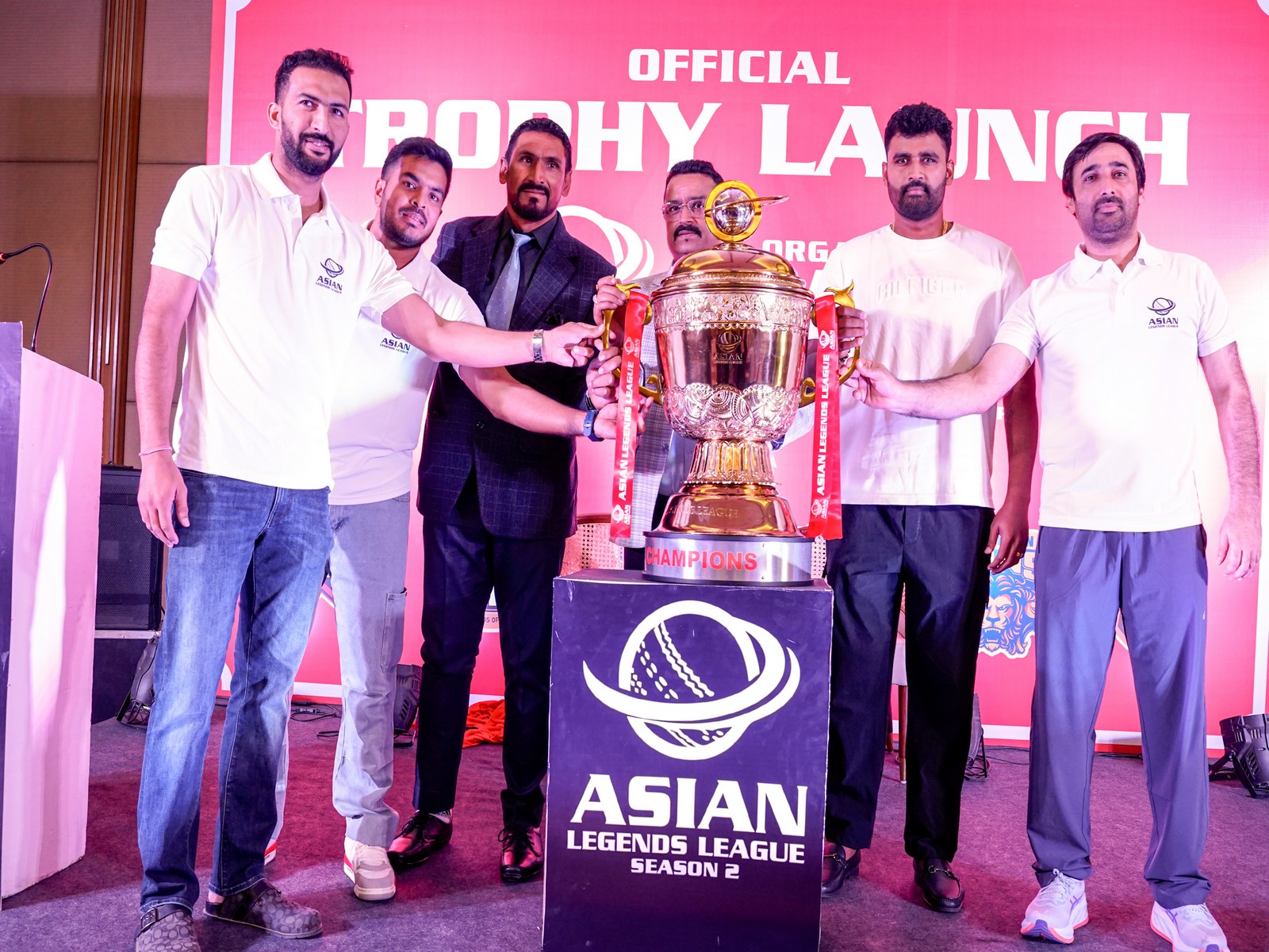 Asian Legends League season 2 trophy unveiled. (Photo/ALL) Asian Legends League season 2 trophy unveiled. (Photo/ALL)