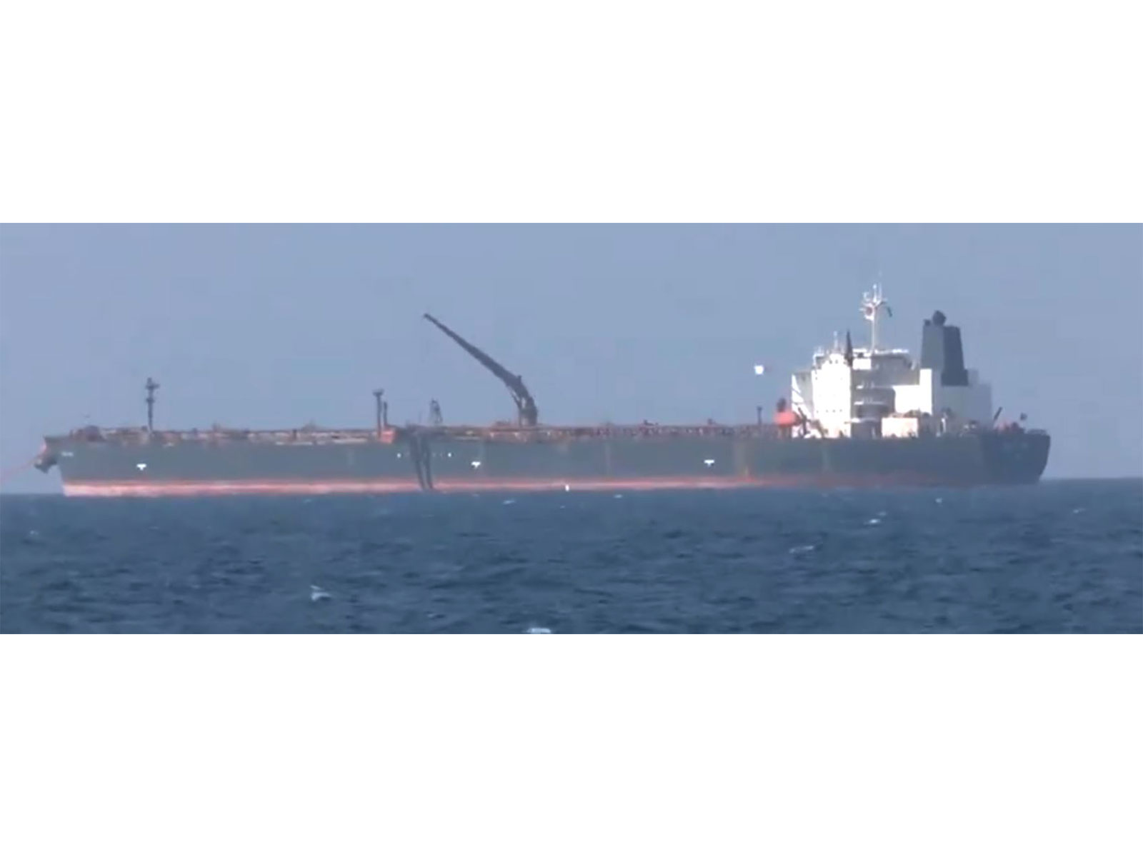 Russian oil-laden tanker, MT Aqua Titan arrives in India (Photo/ANI) Russian oil-laden tanker, MT Aqua Titan arrives in India (Photo/ANI)