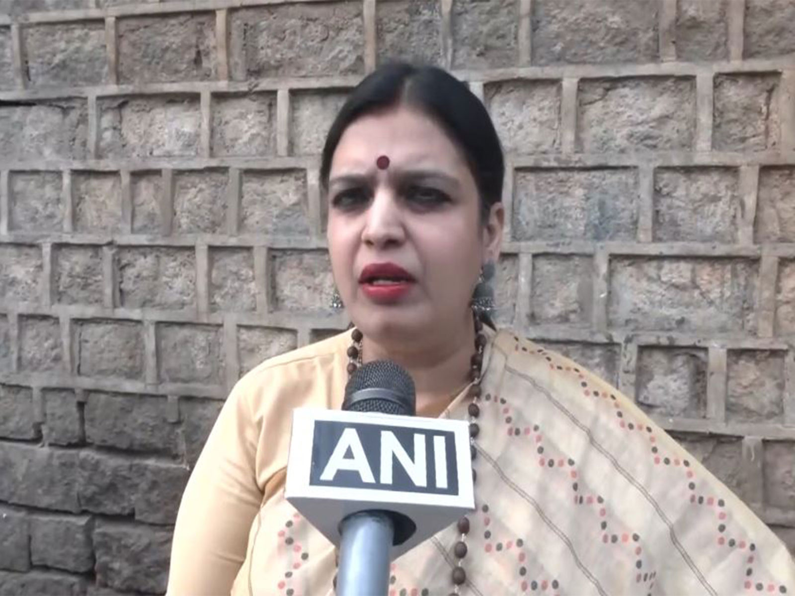 Yamuna Pathak, National Mahila President, Vishwa Hindu Raksha Parishad (Photo/ANI)