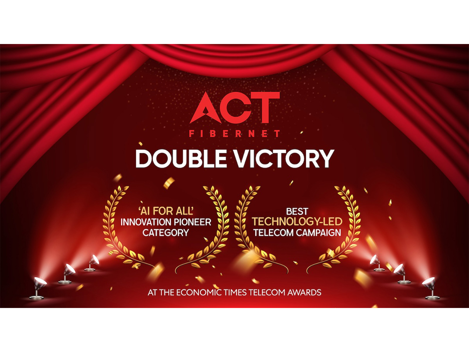 ACT Fibernet secures dual wins at ET Telecom Awards 2026 for technology-led innovation and AI initiatives