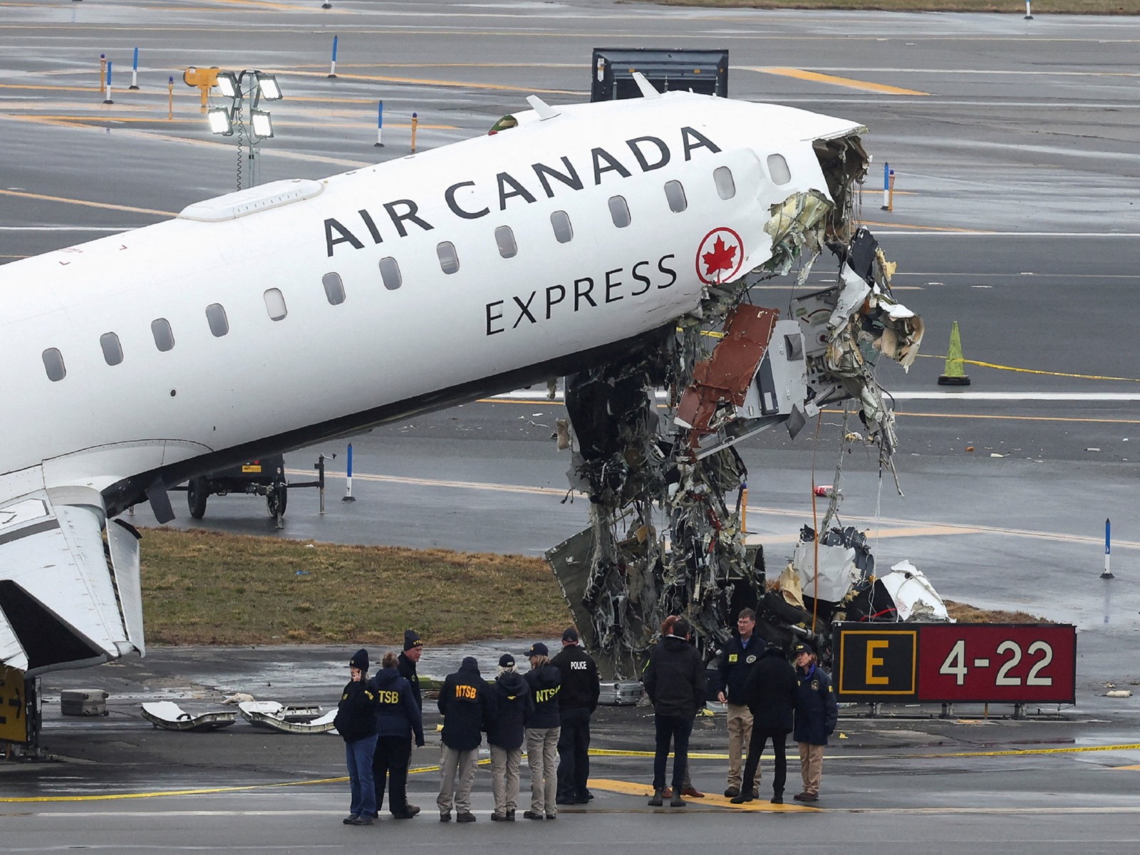 Air Canada accident (Photo/Reuters)
