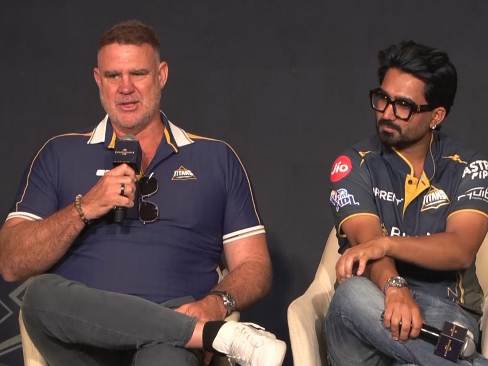 Matthew Hayden speaking during the event. (Photo: ANI)