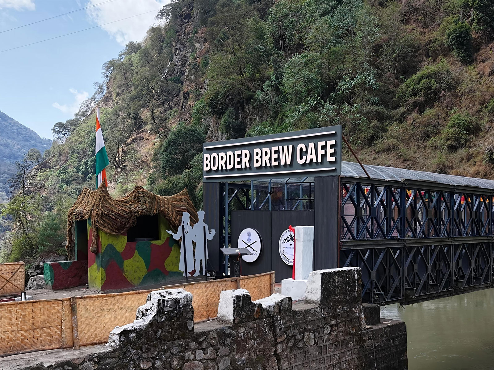 Border Brew Cafe Arunachal Pradesh (Photo/Pro Defence Guwahati) Border Brew Cafe Arunachal Pradesh (Photo/Pro Defence Guwahati)