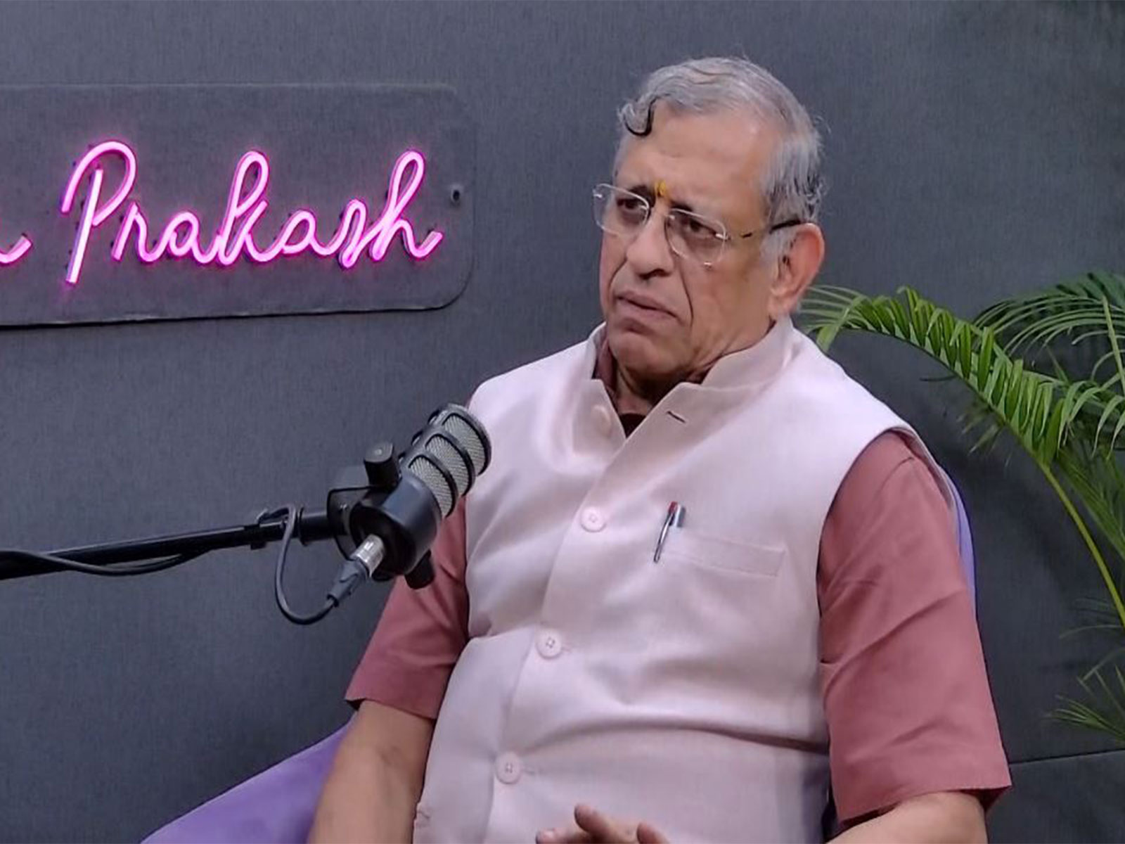 Swaminathan Gurumurthy, Editor of Thuglak magazine (Photo/ANI)