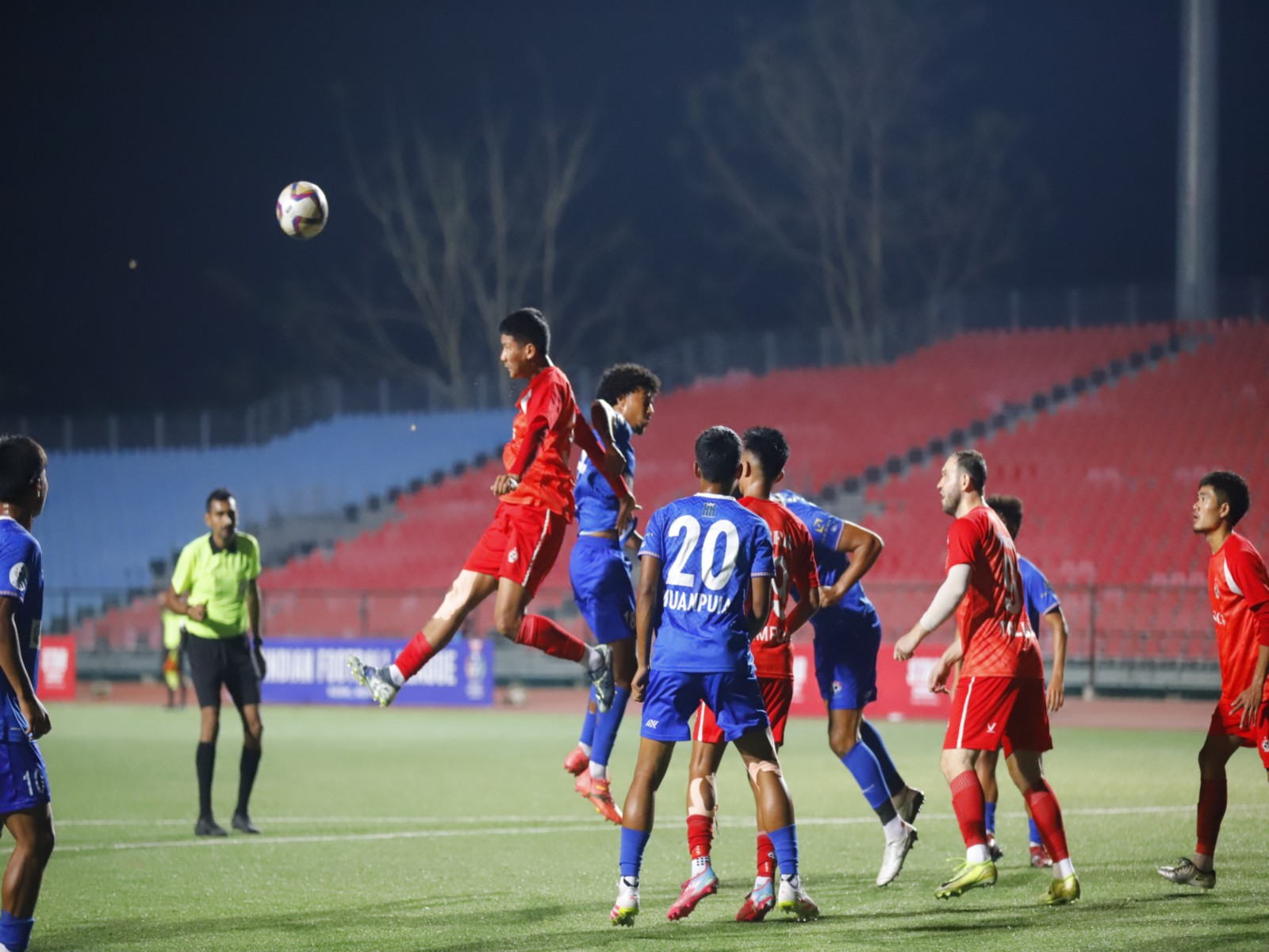 Players in action during Indian football league. (Photo/IFL) 