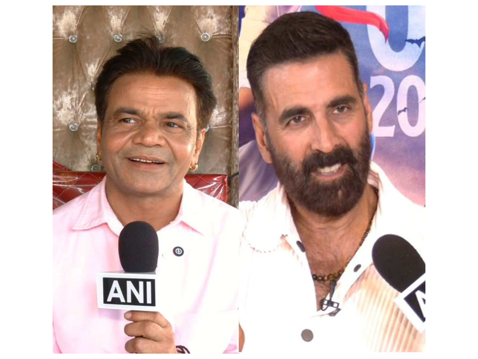 Rajpal Yadav and Akshay Kumar (Photo/ANI) Rajpal Yadav and Akshay Kumar (Photo/ANI)