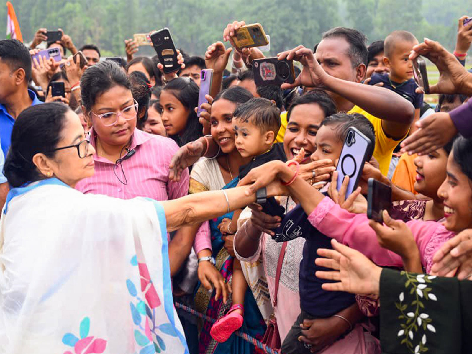West Bengal CM Mamata Banerjee campaigns (Photo/ANI) West Bengal CM Mamata Banerjee campaigns (Photo/ANI)