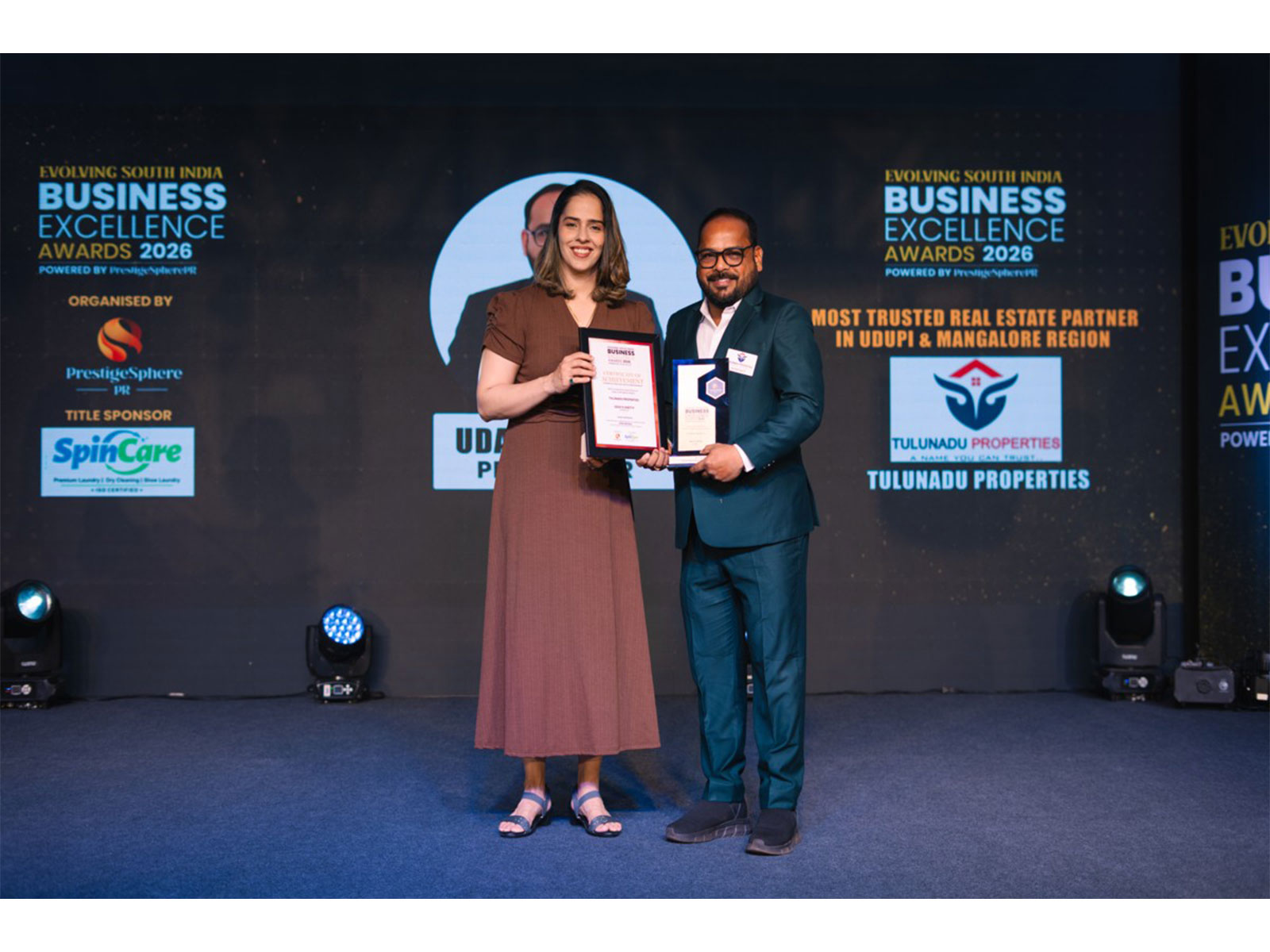 Saina Nehwal Honours Uday K Shetty of Tulunadu Properties as Most Trusted Real Estate Partner in Coastal Karnataka 2026 Saina Nehwal Honours Uday K Shetty of Tulunadu Properties as Most Trusted Real Estate Partner in Coastal Karnataka 2026