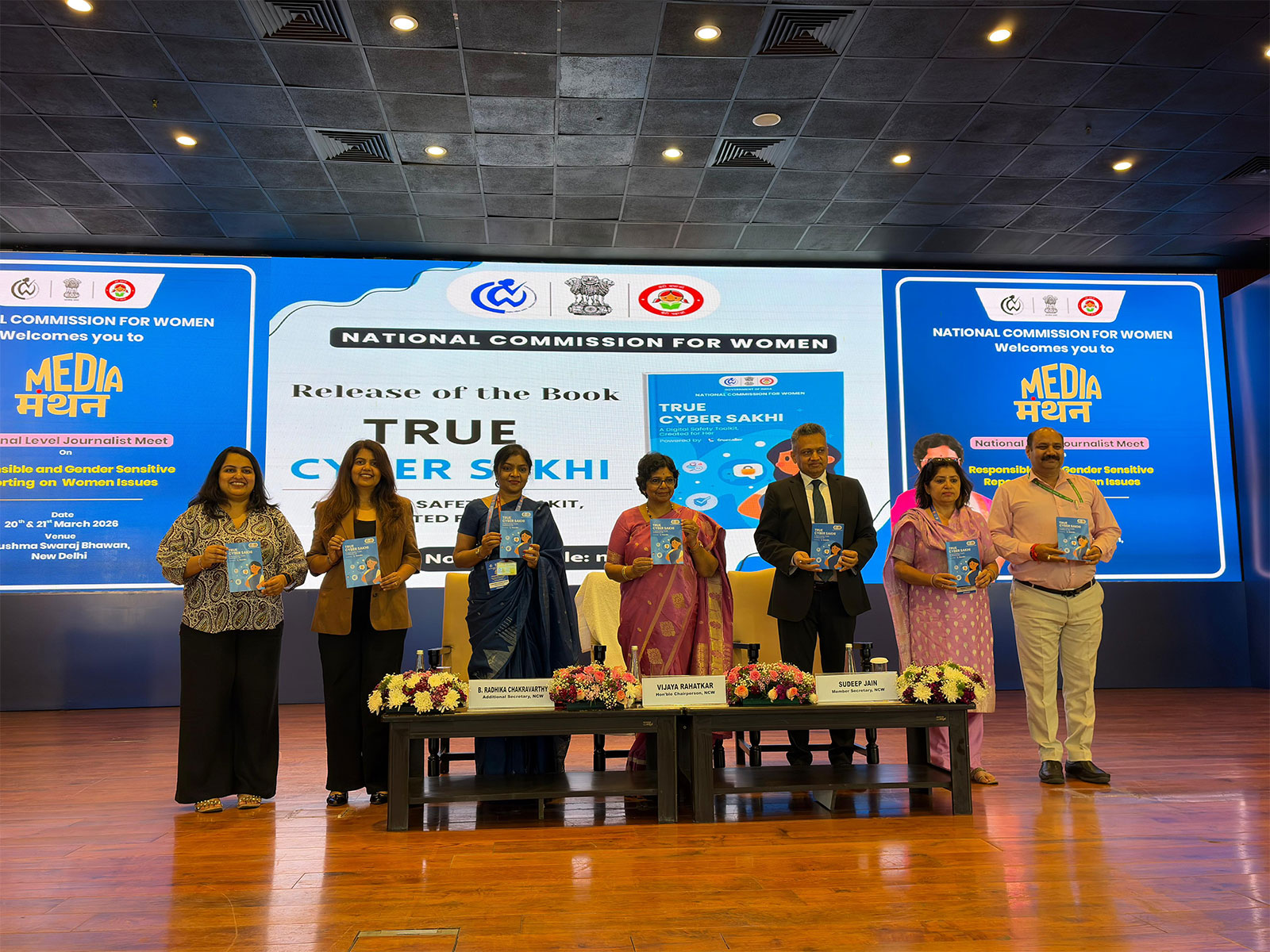 Launch of “TrueCyberSakhi: Digital Safety Toolkit” a collaboration between the National Commission for Women (NCW) and Truecaller Launch of “TrueCyberSakhi: Digital Safety Toolkit” a collaboration between the National Commission for Women (NCW) and Truecaller