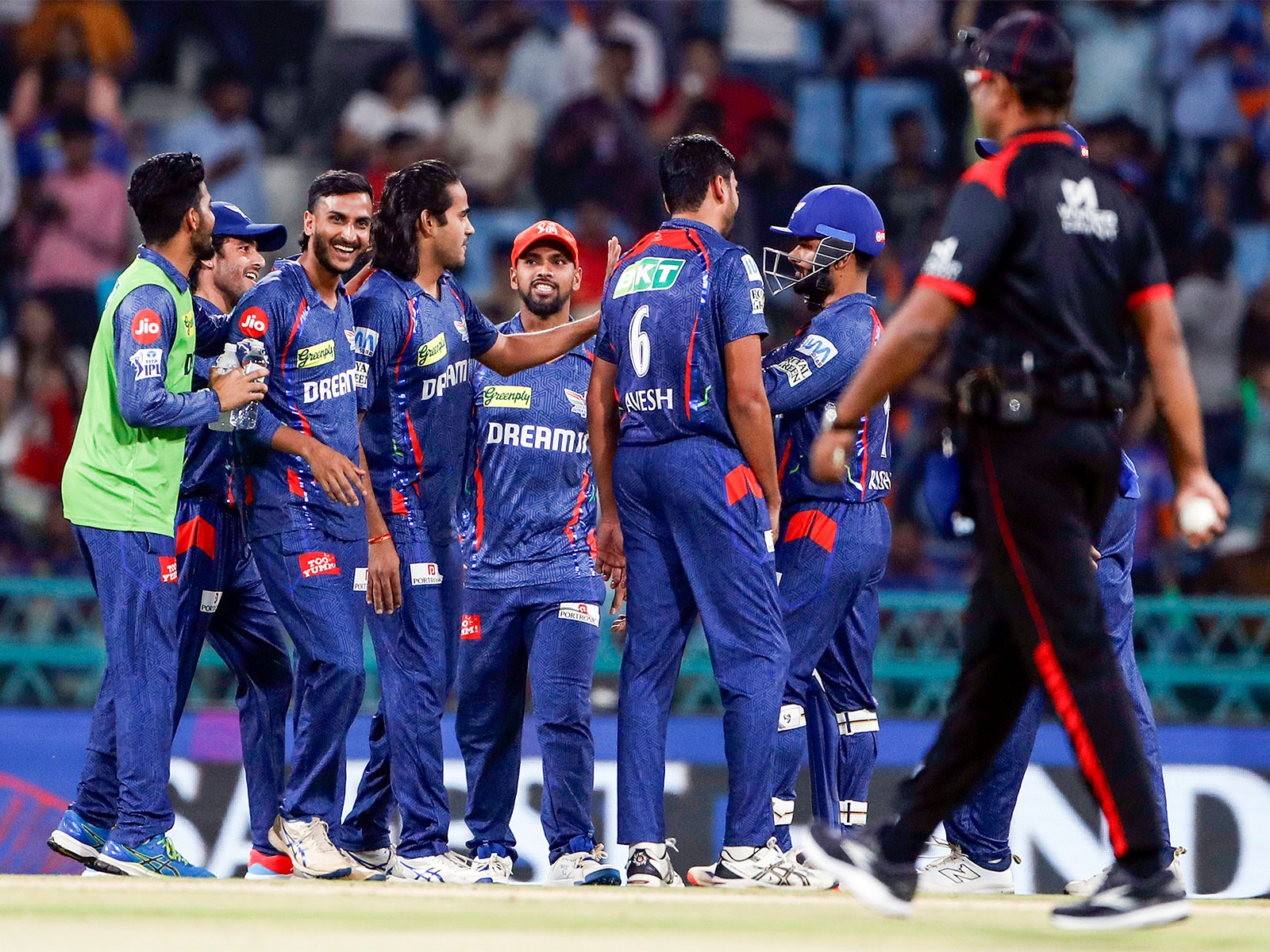 LSG team celebrating (File Photo/ANI)