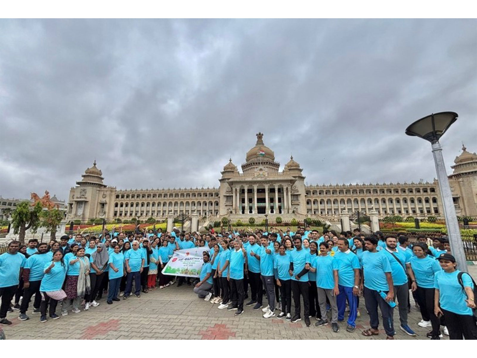 Volunteers and participants gathered in Bengaluru for the Hridayamrit Foundation Walkathon, raising awareness on cardiovascular disease prevention through community spirit and active lifestyles. Volunteers and participants gathered in Bengaluru for the Hridayamrit Foundation Walkathon, raising awareness on cardiovascular disease prevention through community spirit and active lifestyles.