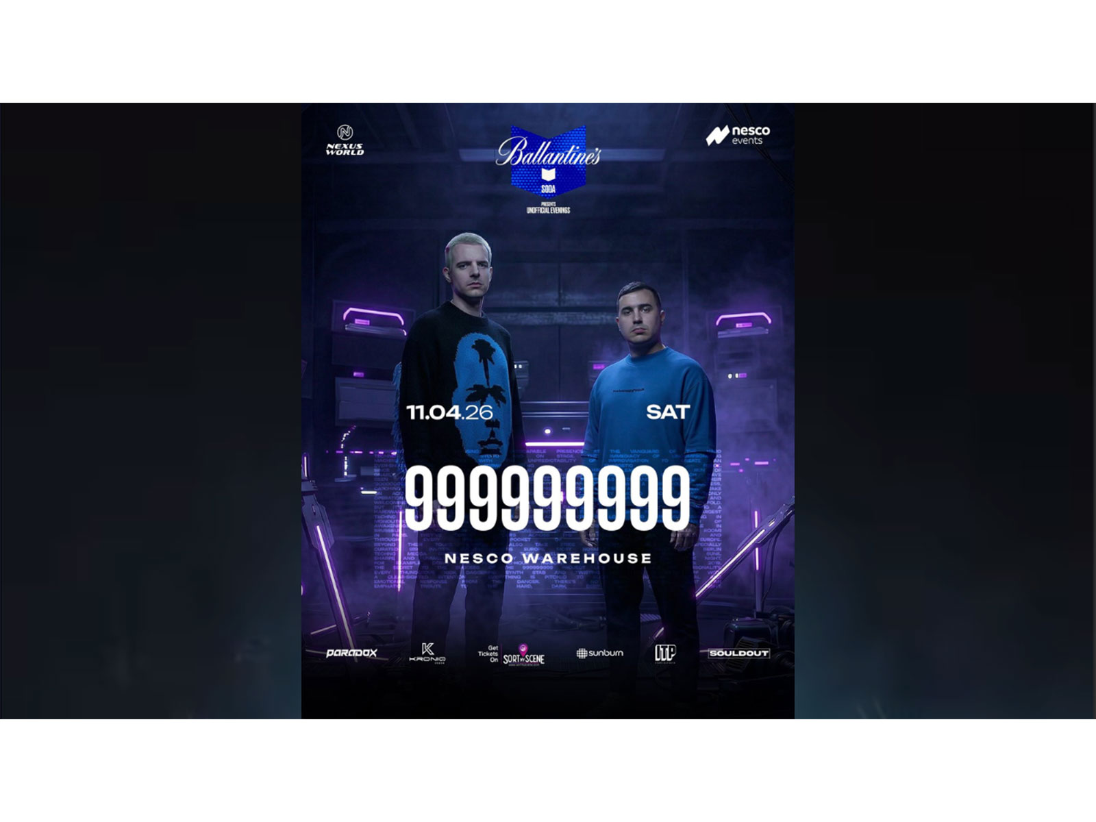 Featuring international headline acts 999999999, the campaign continues to inspire the corporate community to follow their 5-to-9. Featuring international headline acts 999999999, the campaign continues to inspire the corporate community to follow their 5-to-9.