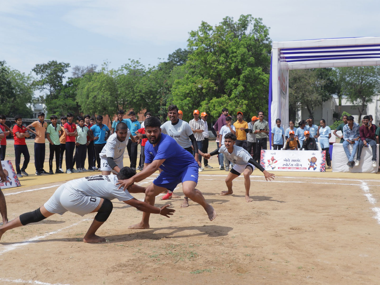 Kabaddi players in action at Khele Sanand (Photo: Khele Sanand) Kabaddi players in action at Khele Sanand (Photo: Khele Sanand)