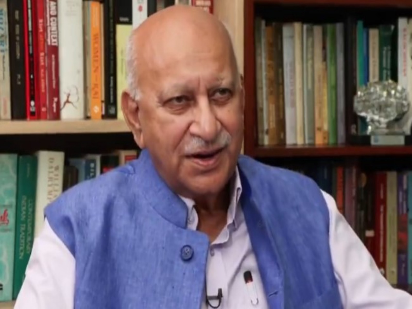 Former Minister of State for External Affairs MJ Akbar (Photo/ANI)