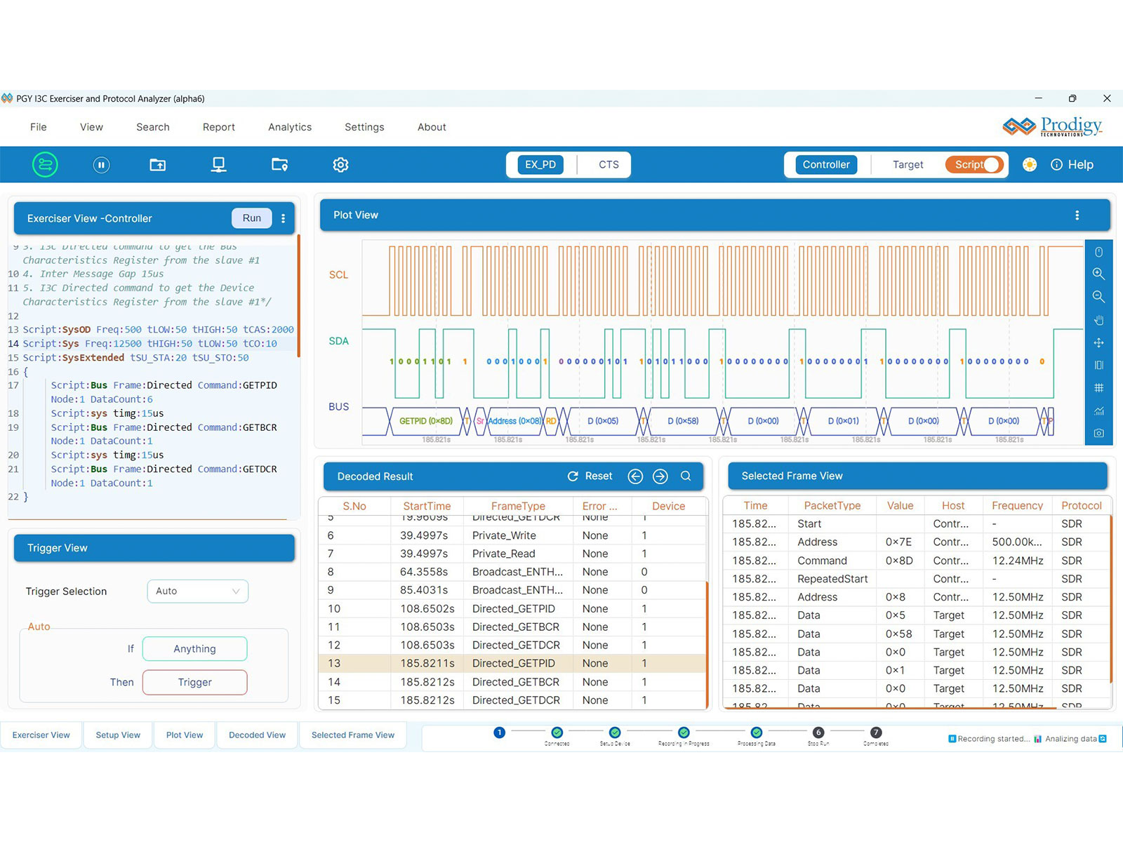 Prodigy Technovations Enhances Industry leading I3C Protocol Exerciser and Analyzer with Advanced Application-Level Protocol NVME-MI, SPDM and PLDM Support Prodigy Technovations Enhances Industry leading I3C Protocol Exerciser and Analyzer with Advanced Application-Level Protocol NVME-MI, SPDM and PLDM Support