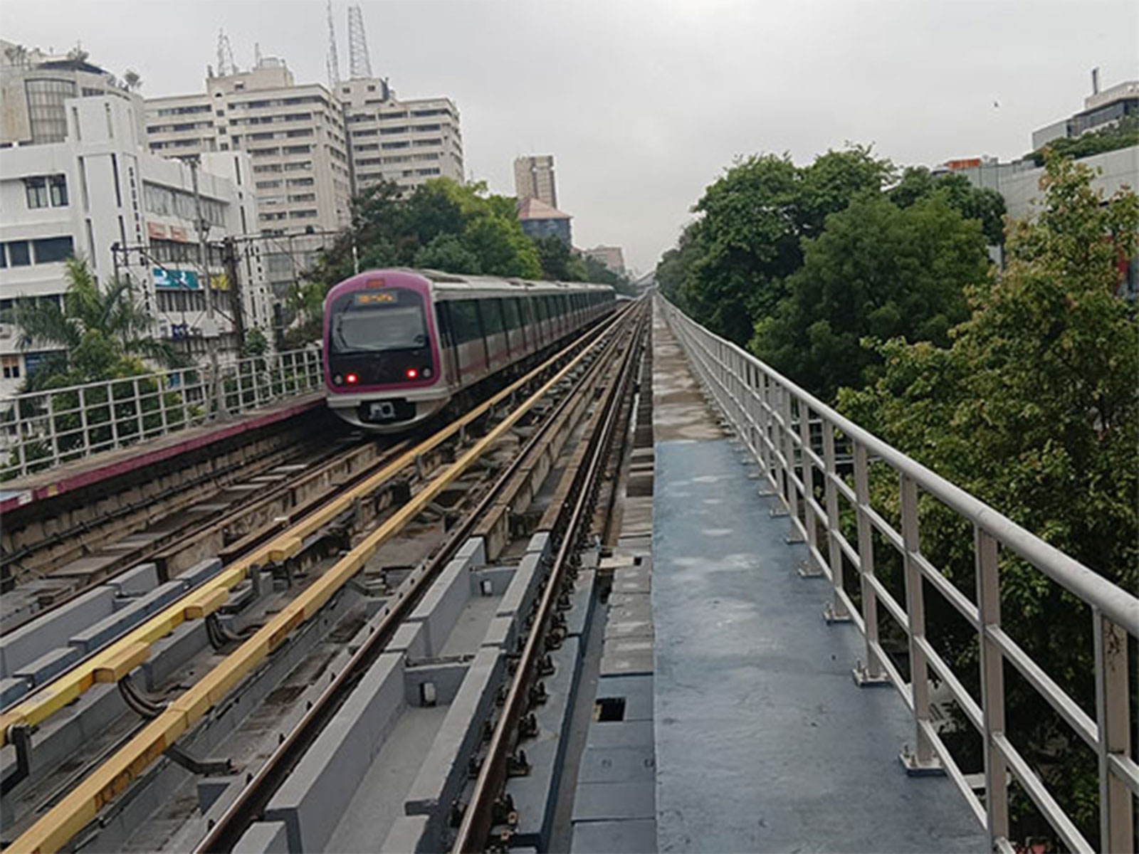 Visual of the Bengaluru Metro. (Photo: BMRCL)
