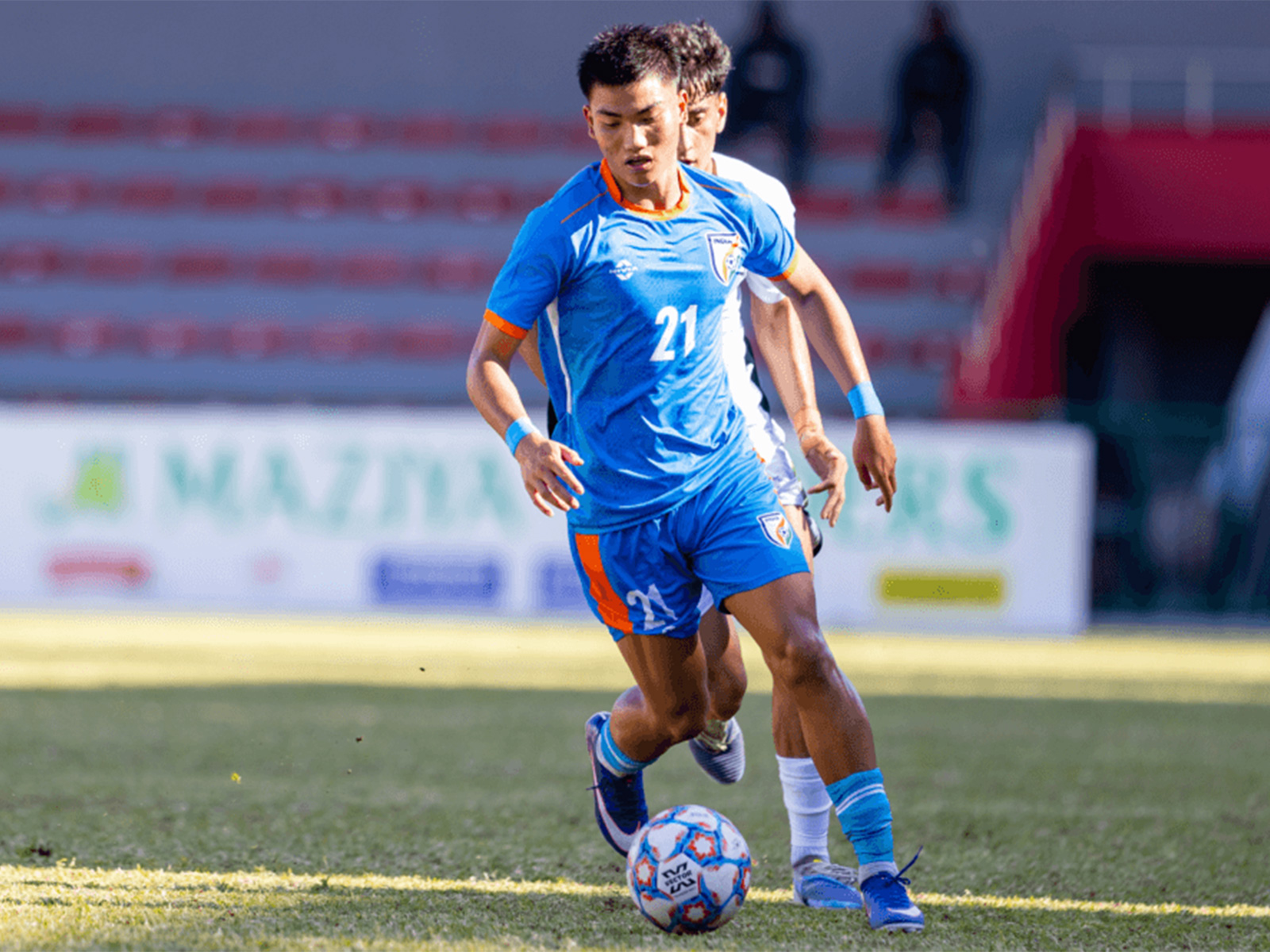 Indian players in action. (Photo/AIFF) 