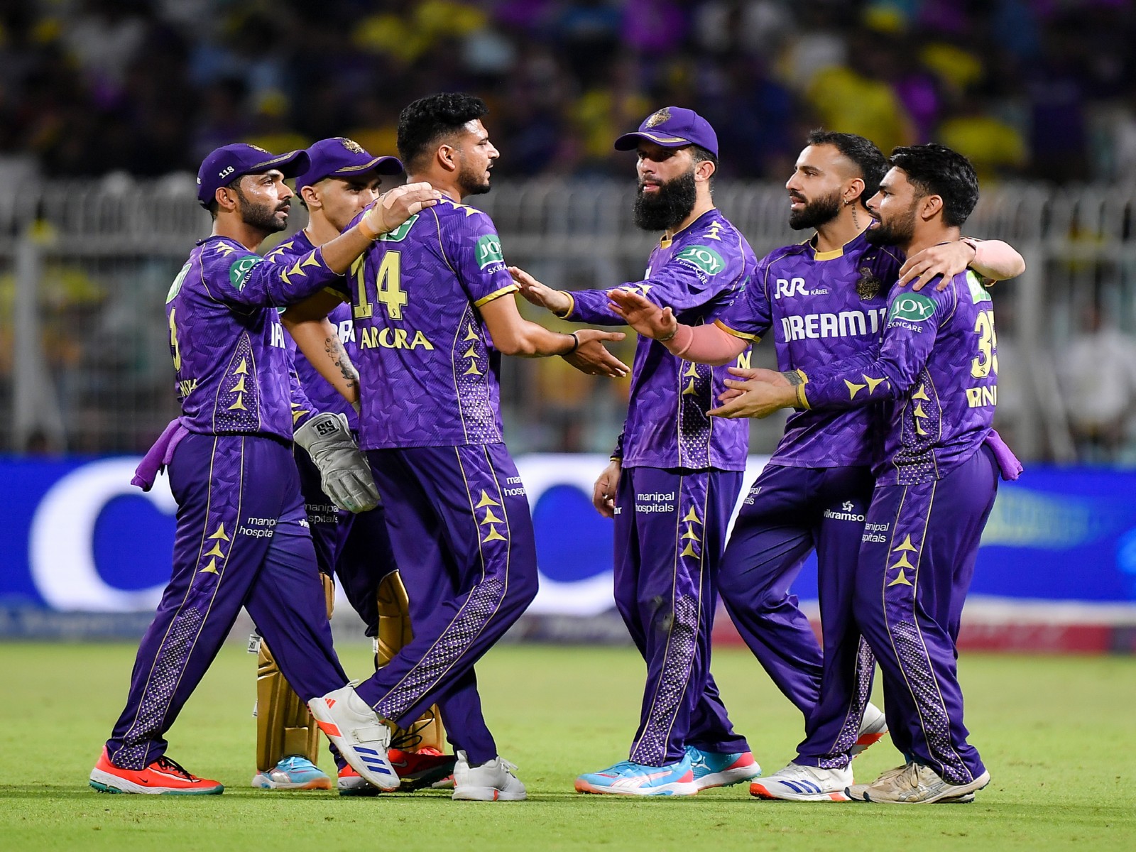 KKR players celebrating (File Photo/ANI) KKR players celebrating (File Photo/ANI)