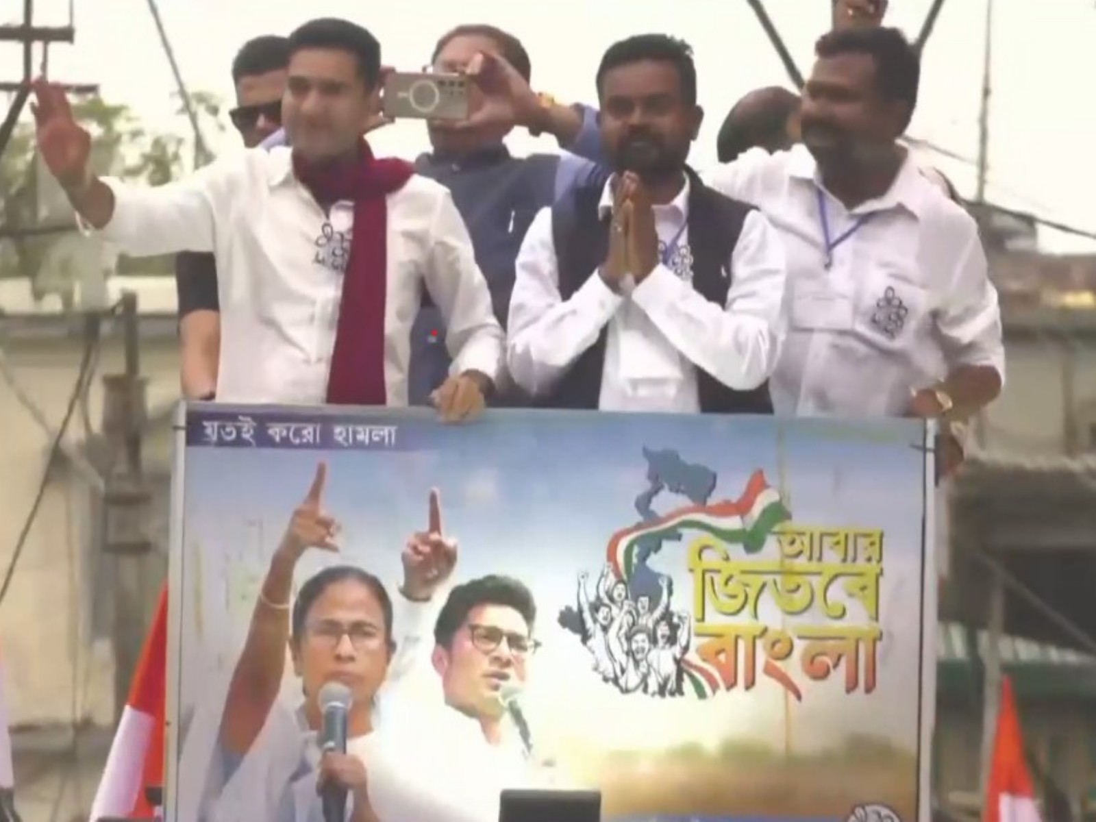 TMC MP Abhishek Banerjee holds road show in Alipurduar (Photo/AITC)