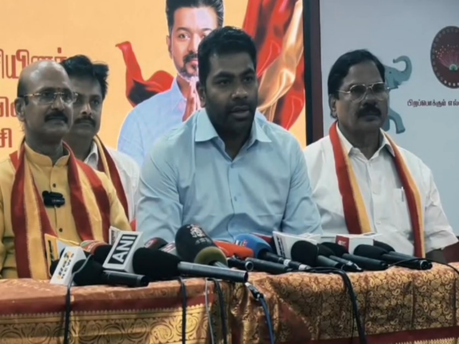 TVK leader Aadhav Arjuna (Photo/ANI)