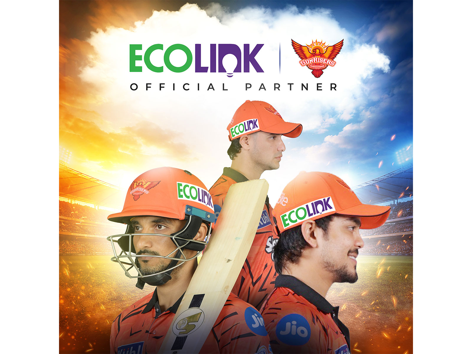 EcoLink joins Sunrisers Hyderabad as the official partner for upcoming T20 season EcoLink joins Sunrisers Hyderabad as the official partner for upcoming T20 season