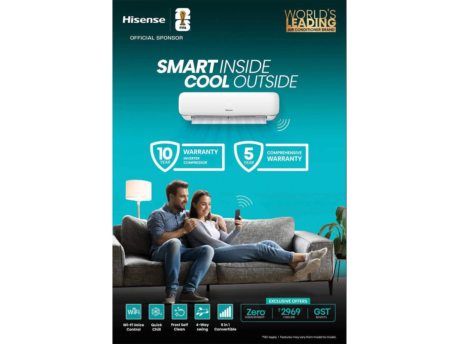 Hisense Unveils Next-Generation Inverter Technology and Smart Connectivity Air Conditioner to Indian Homes Hisense Unveils Next-Generation Inverter Technology and Smart Connectivity Air Conditioner to Indian Homes