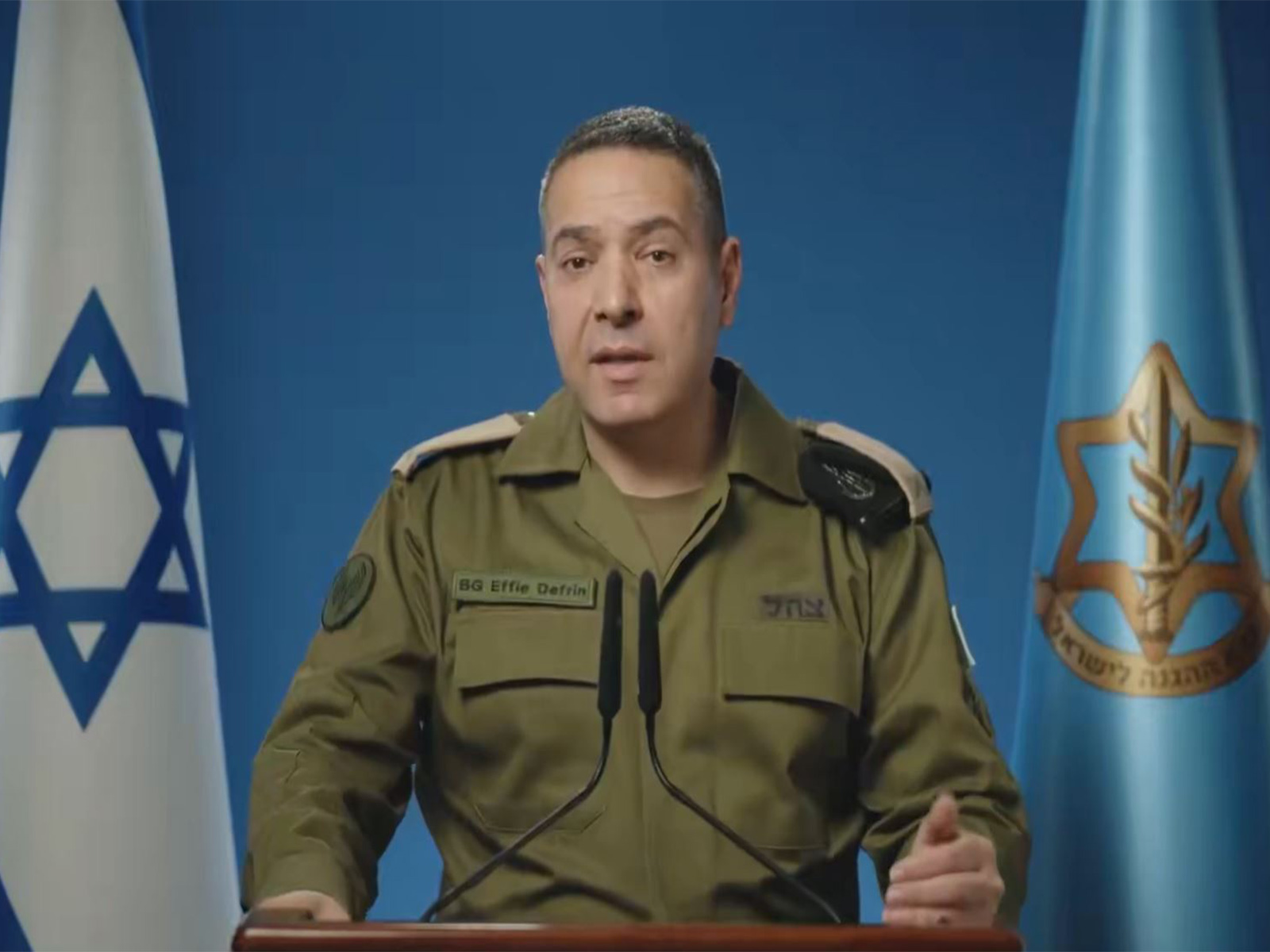 Israel Defense Forces (IDF) spokesperson BG Effie Defrin (Photo: X/@IDF) Israel Defense Forces (IDF) spokesperson BG Effie Defrin (Photo: X/@IDF)