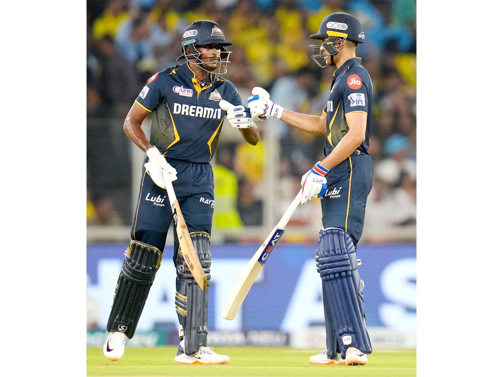 Shubman Gill and Sai Sudharsan. (Photo/ANI)