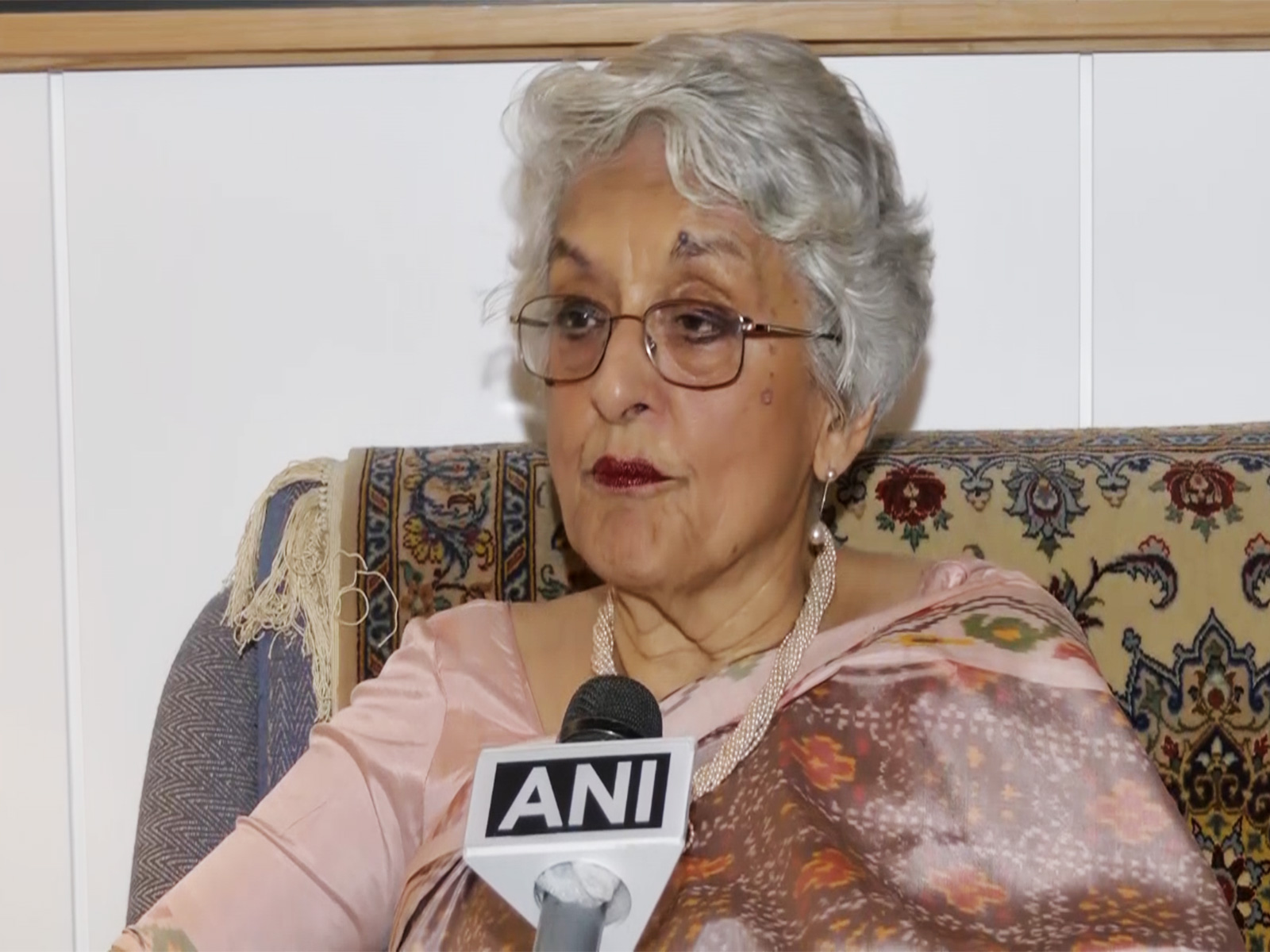 Former Indian Diplomat, Veena Sikri (Photo/ANI) Former Indian Diplomat, Veena Sikri (Photo/ANI)
