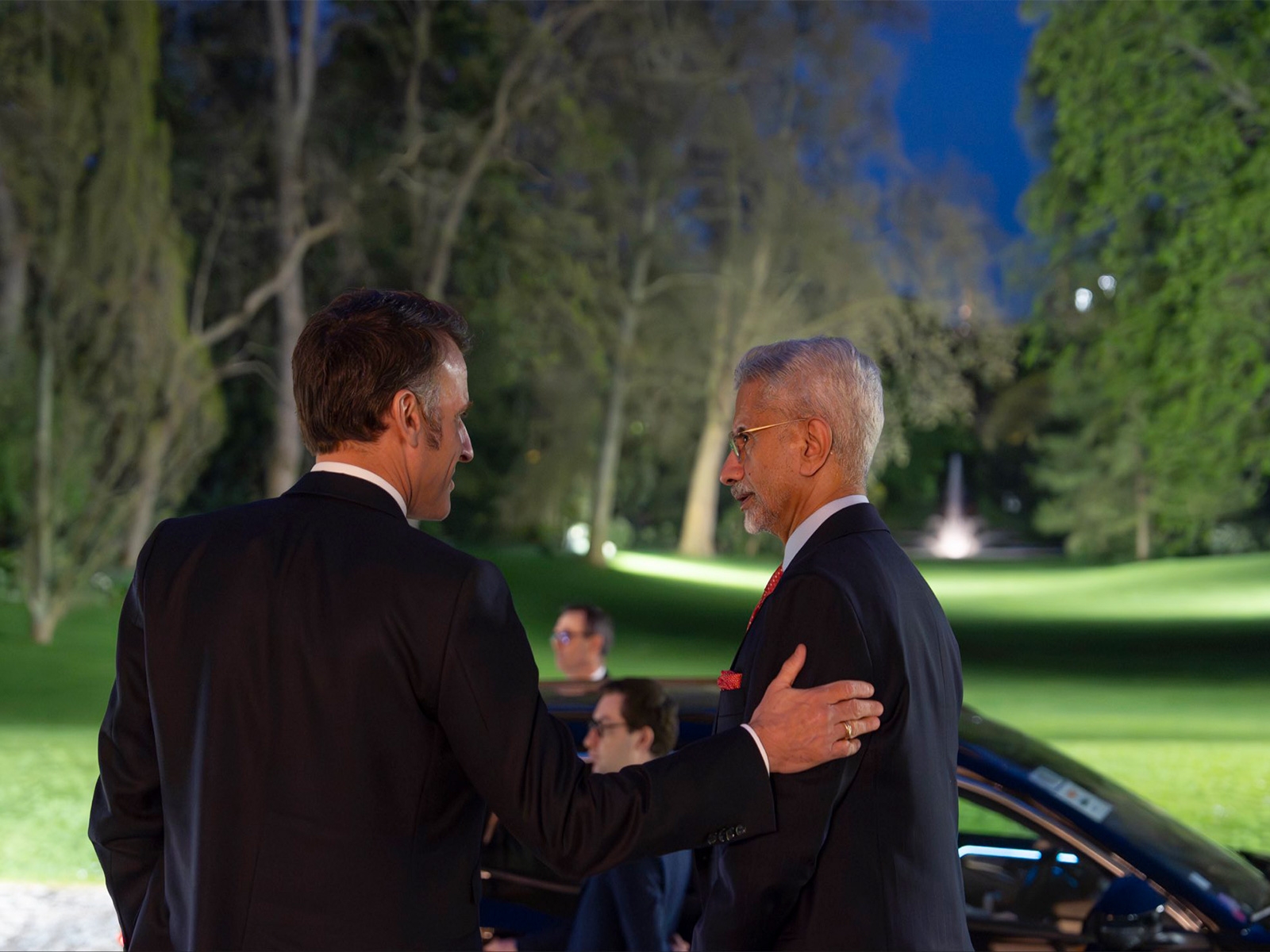 EAM Jaishankar meets French President Macron on sidelines of G7 Foreign Ministers’ Meeting (Photo/X/@DrSJaishankar) EAM Jaishankar meets French President Macron on sidelines of G7 Foreign Ministers’ Meeting (Photo/X/@DrSJaishankar)