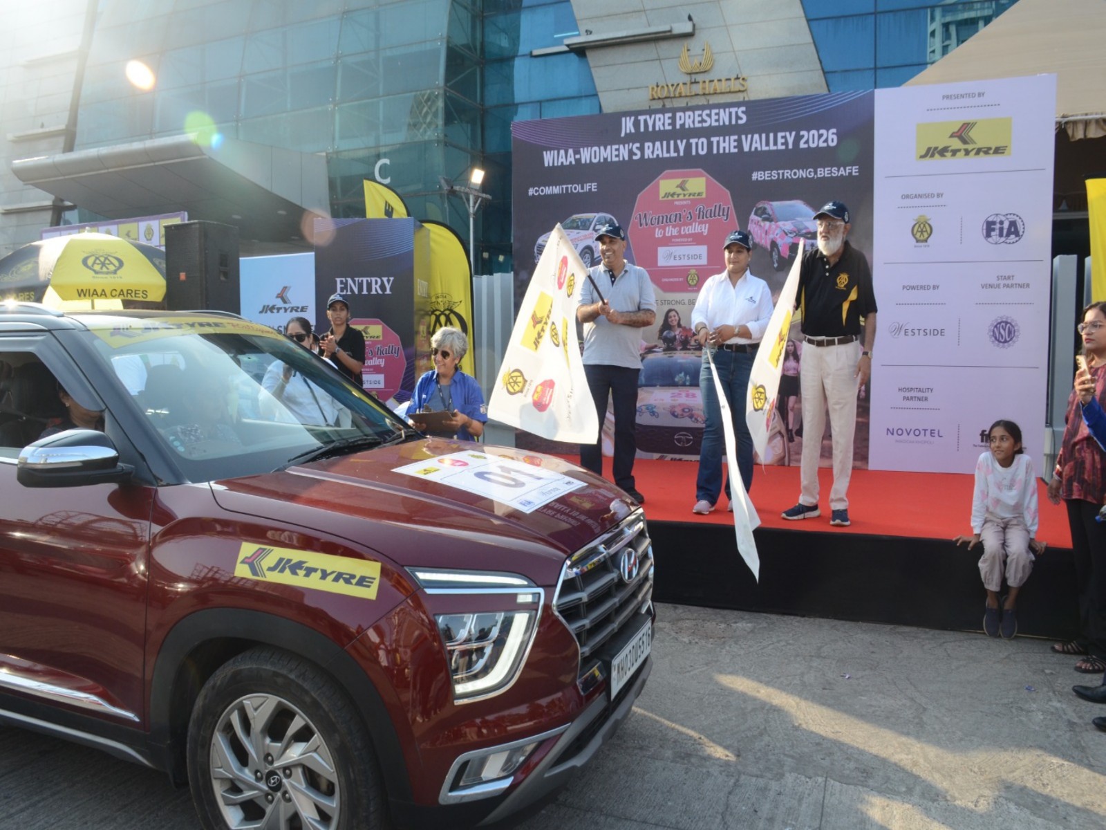 WIAA Women’s Car Rally flags off from Mumbai (Photo: JK Tyre) WIAA Women’s Car Rally flags off from Mumbai (Photo: JK Tyre)