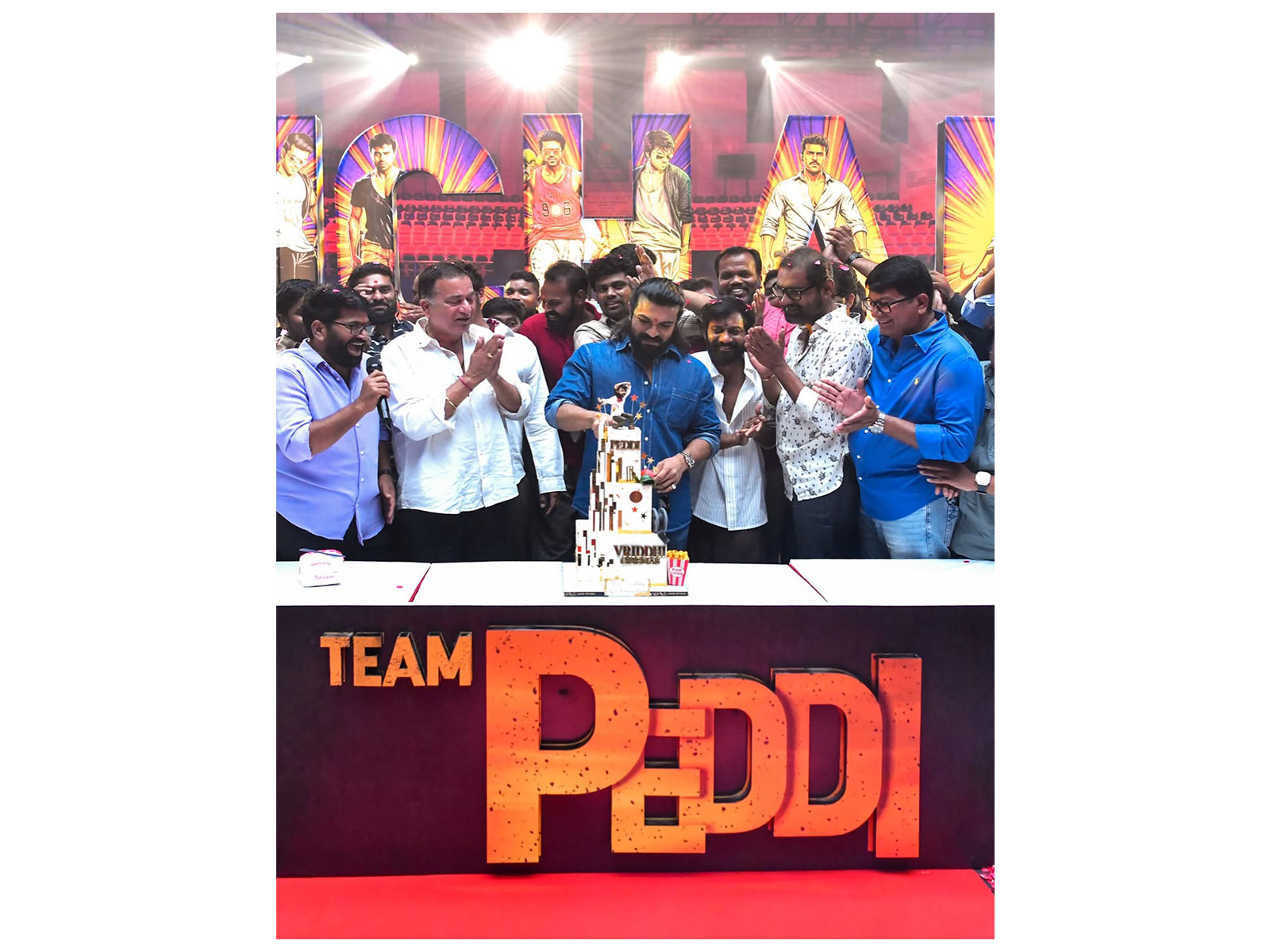 Ram Charan's 41st birthday celebration (Photo/Instagram@VriddhiCinemas)