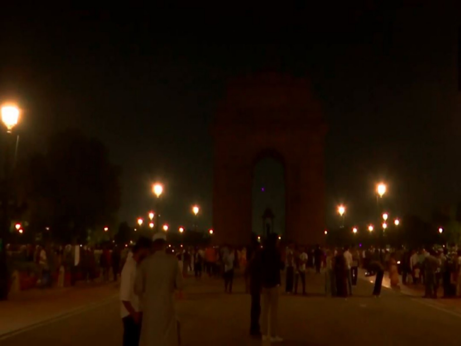 India Gate in Delhi observes Earth Hour (Photo/ANI) India Gate in Delhi observes Earth Hour (Photo/ANI)