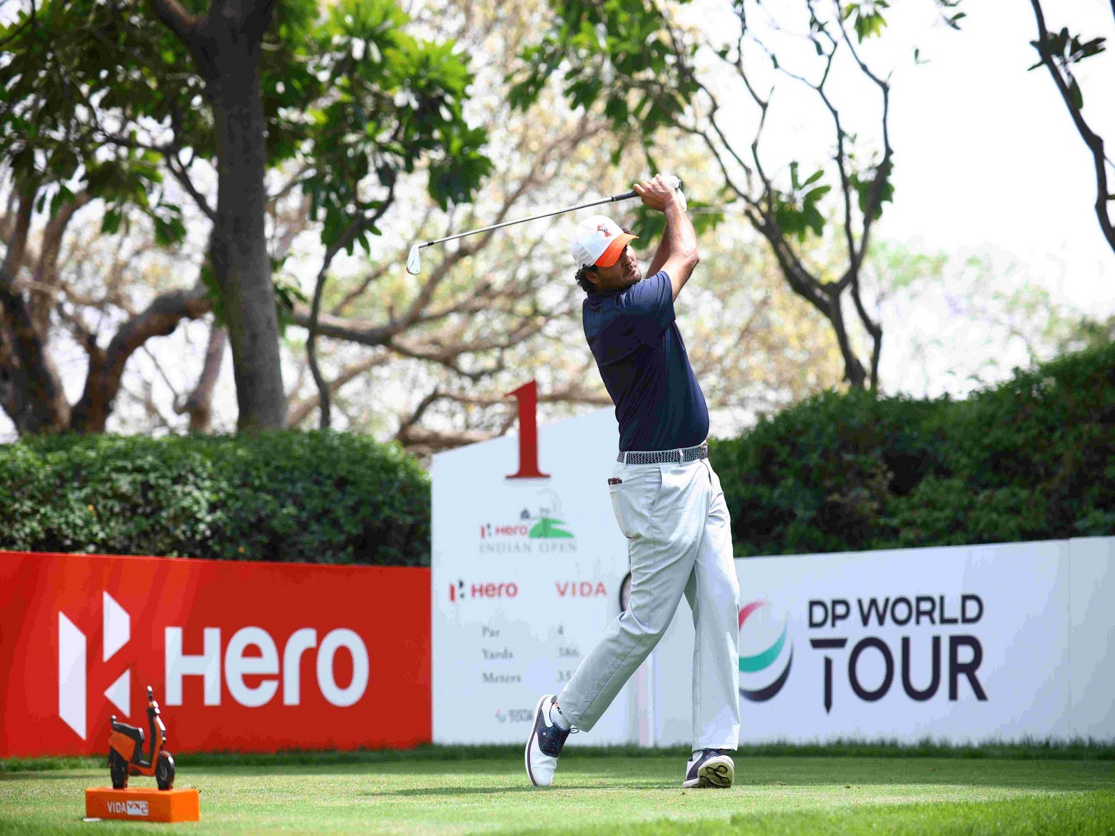 Golf player in action (Photo: Indian Open)