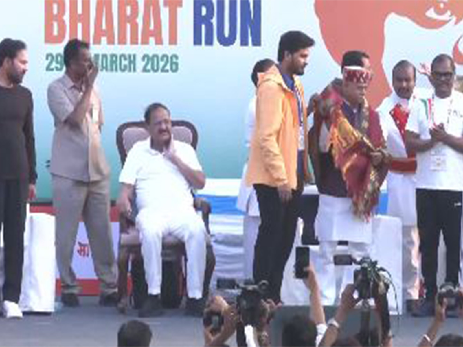 ‘Yuva Bharat Run’ programme held in Hyderabad (Photo/ANI)