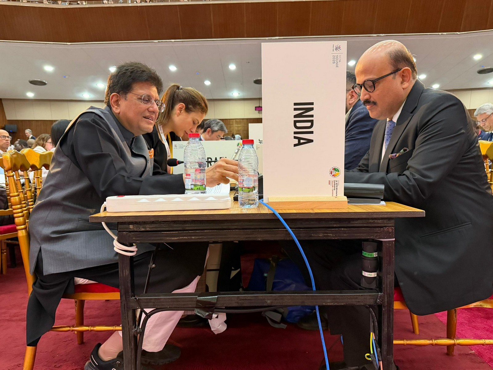 Union Commerce and Industry Minister Piyush Goyal and Commerce Secretary Rajesh Agrawal at WTO MC14 (Photo/X@PiyushGoyal) Union Commerce and Industry Minister Piyush Goyal and Commerce Secretary Rajesh Agrawal at WTO MC14 (Photo/X@PiyushGoyal)