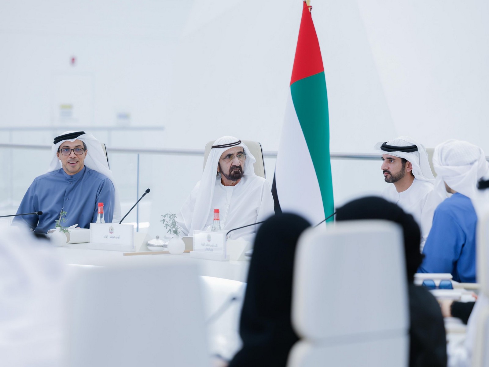 UAE cabinet chairs meeting praising spirit of UAE Armed Forces (Photo/X@HHShkMohd) UAE cabinet chairs meeting praising spirit of UAE Armed Forces (Photo/X@HHShkMohd)