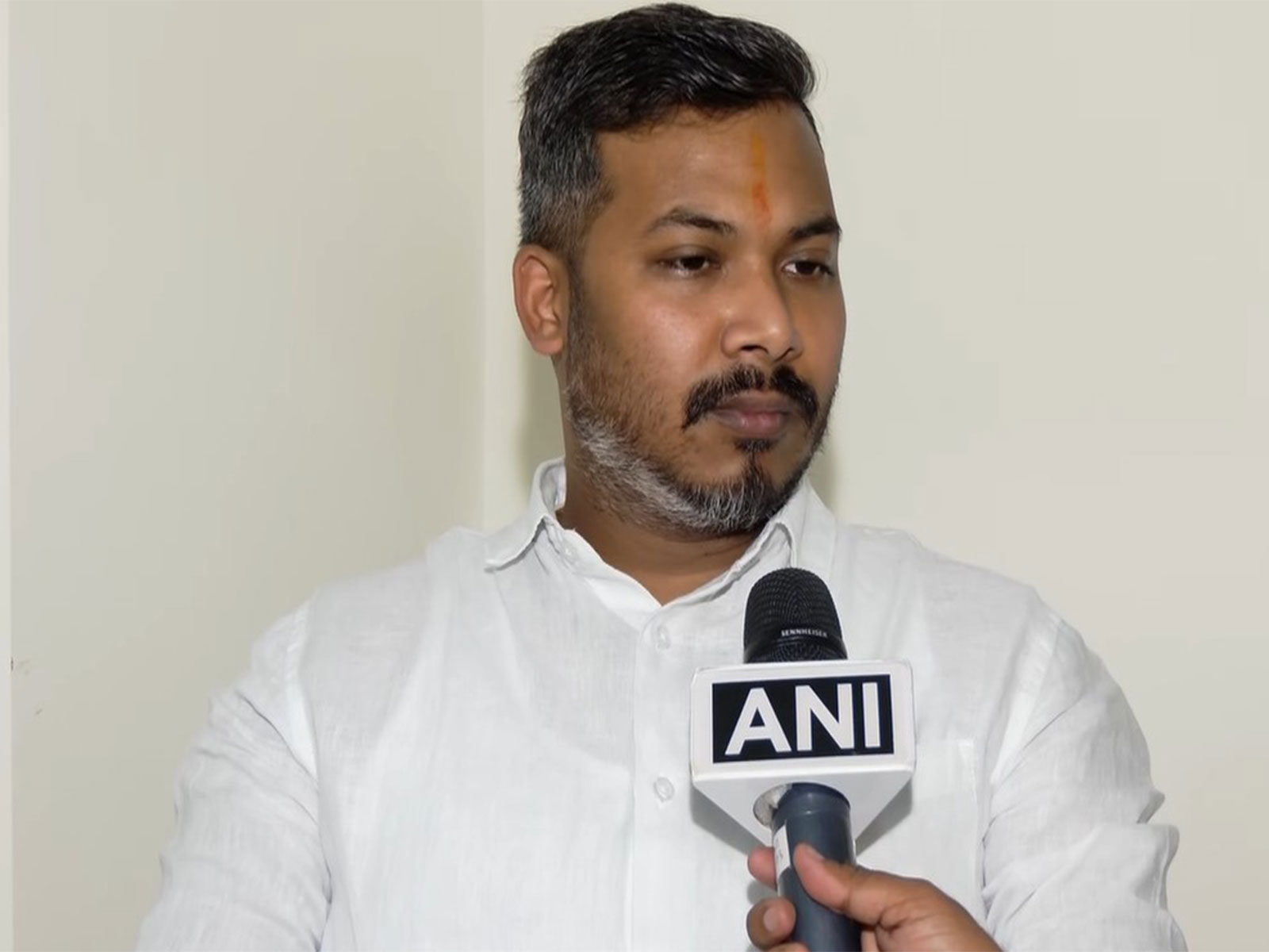 Congress MLA Sagar Charan Das (Photo/ANI)