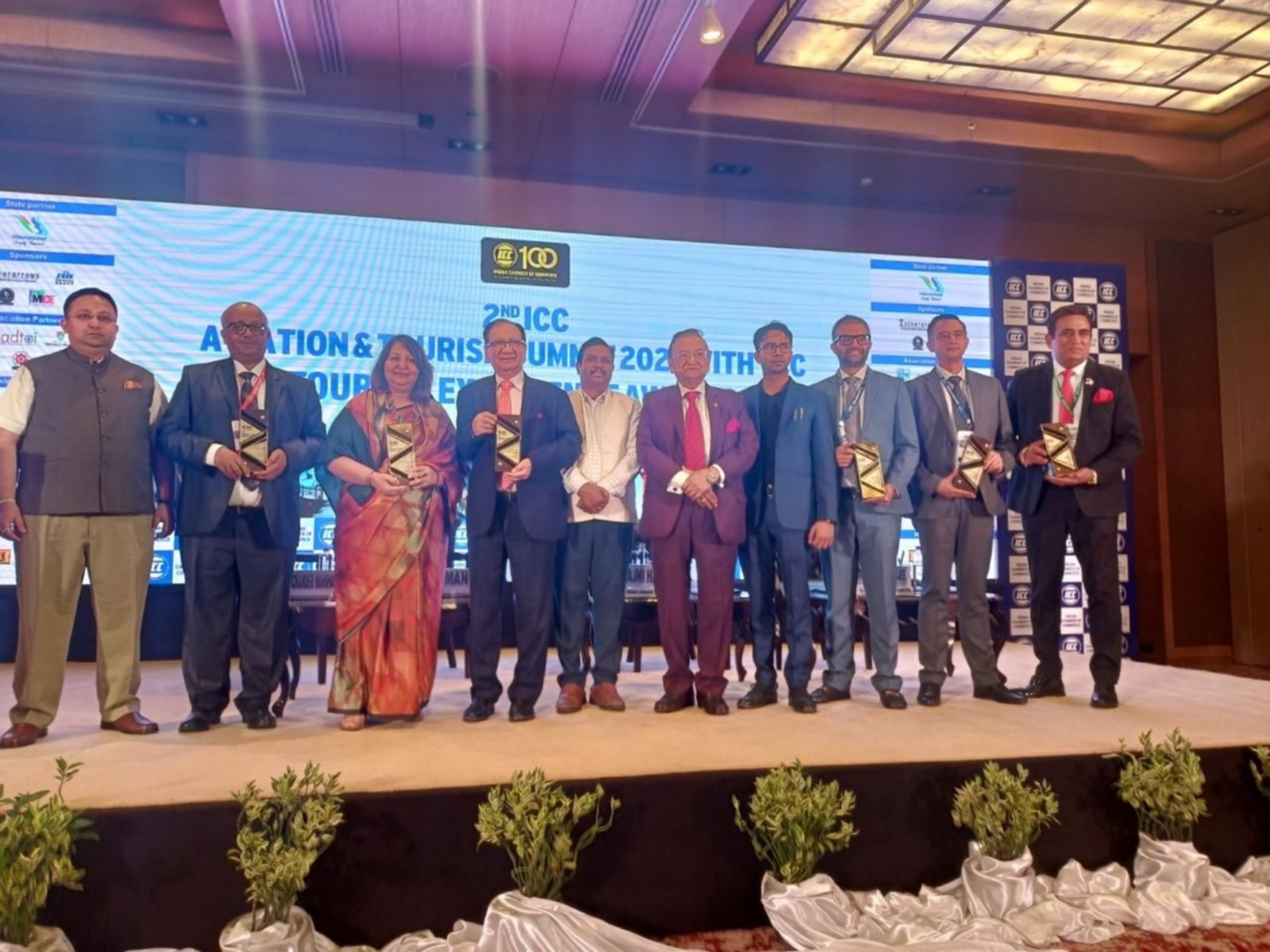 EaseMyTrip receives recognition at the 2nd ICC Tourism Excellence Awards 2026 under the Tour & Travel Operations category (Photo/EaseMyTrip LinkedIn)