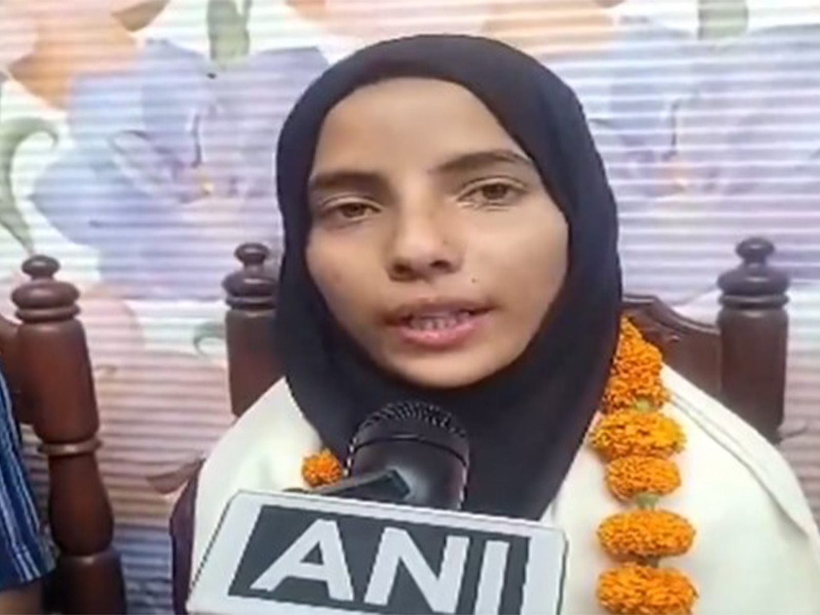 Bihar board Class 10 topper Shabreen Parveen (Photo/ANI)