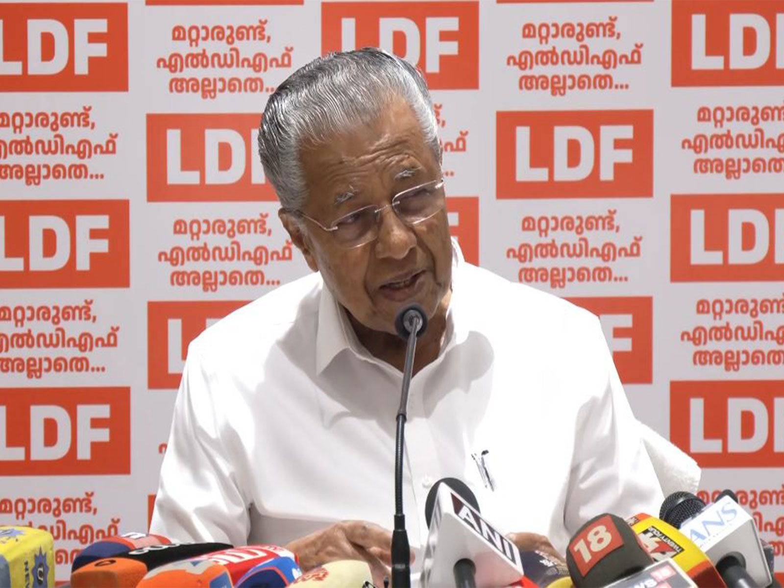 Keralam Chief Minister Pinarayi Vijayan (File Photo/ANI)