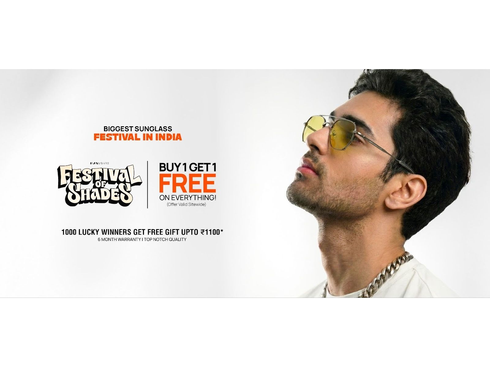 Rawbare Launches ‘Festival of Shades’: India’s Biggest Sunglasses Sale Goes Live Rawbare Launches ‘Festival of Shades’: India’s Biggest Sunglasses Sale Goes Live