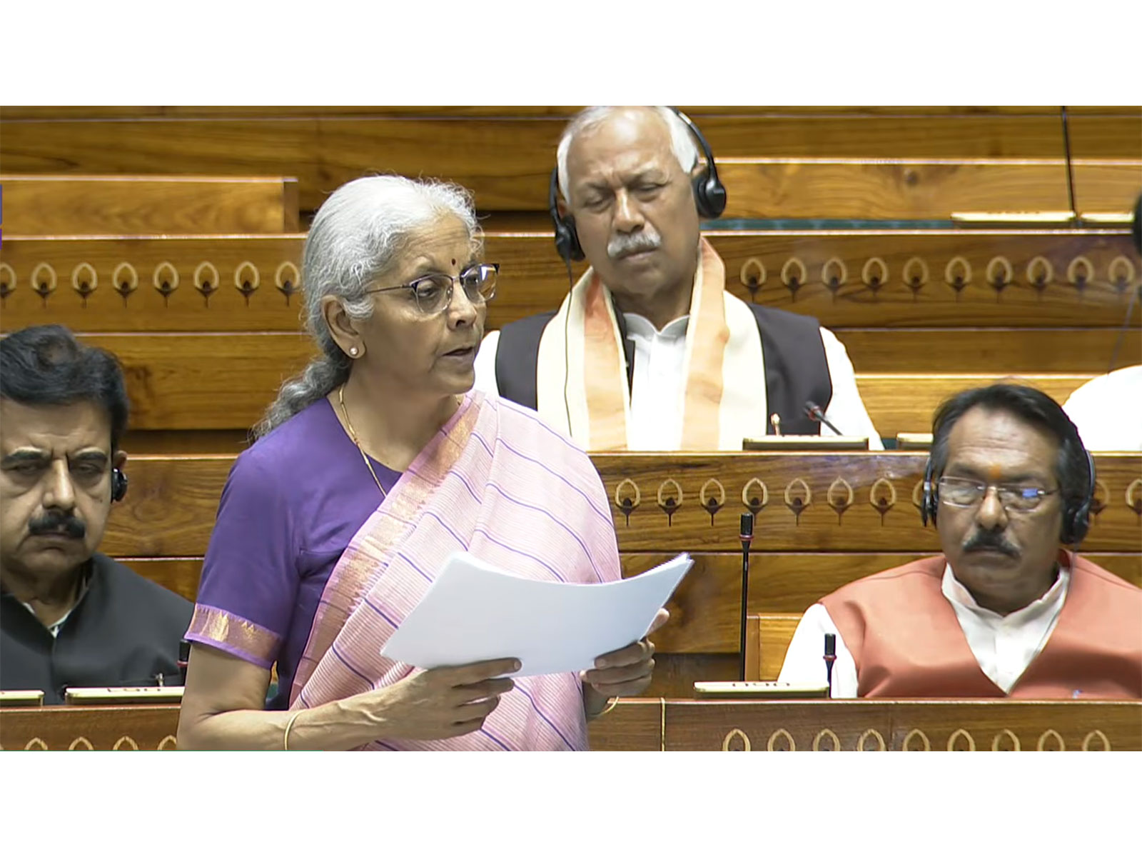 Union Minister of Finance and Corporate Affairs Nirmala Sitharaman (Photo/@SansadTV) Union Minister of Finance and Corporate Affairs Nirmala Sitharaman (Photo/@SansadTV)