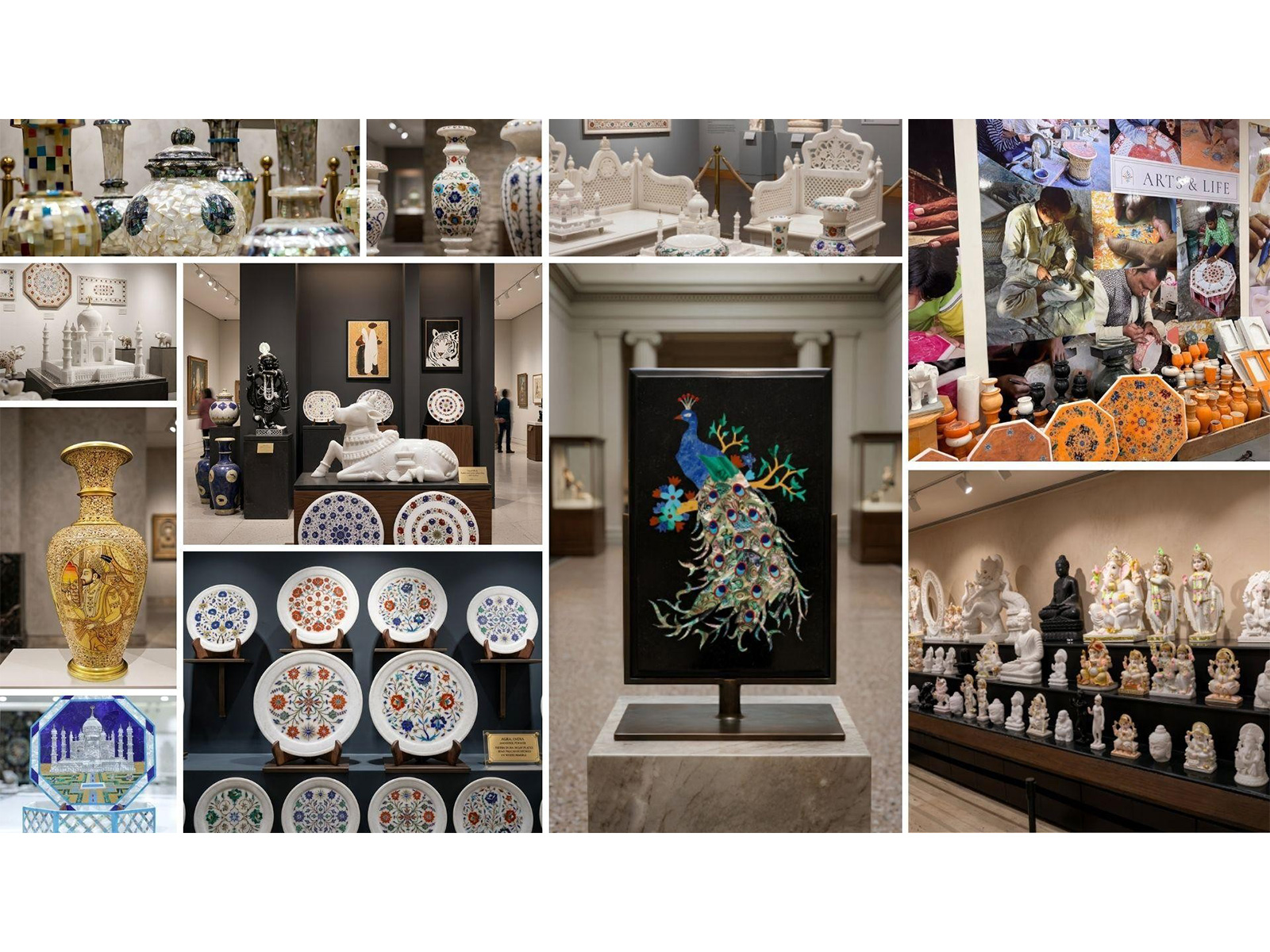 The Kalra family's landmark atelier is reintroducing the ancient art of Parchin Kari, marble inlay, to global collectors, designers, and cultural travellers, one hand-cut stone at a time. The Kalra family's landmark atelier is reintroducing the ancient art of Parchin Kari, marble inlay, to global collectors, designers, and cultural travellers, one hand-cut stone at a time.