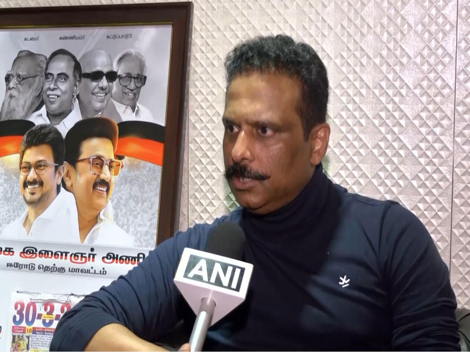 Industrialist and DMK manifesto committee member Suresh Samantham (Photo/ANI) Industrialist and DMK manifesto committee member Suresh Samantham (Photo/ANI)