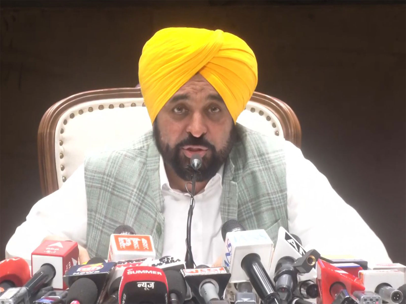 Punjab CM Bhagwant Singh Mann (Photo/ANI)