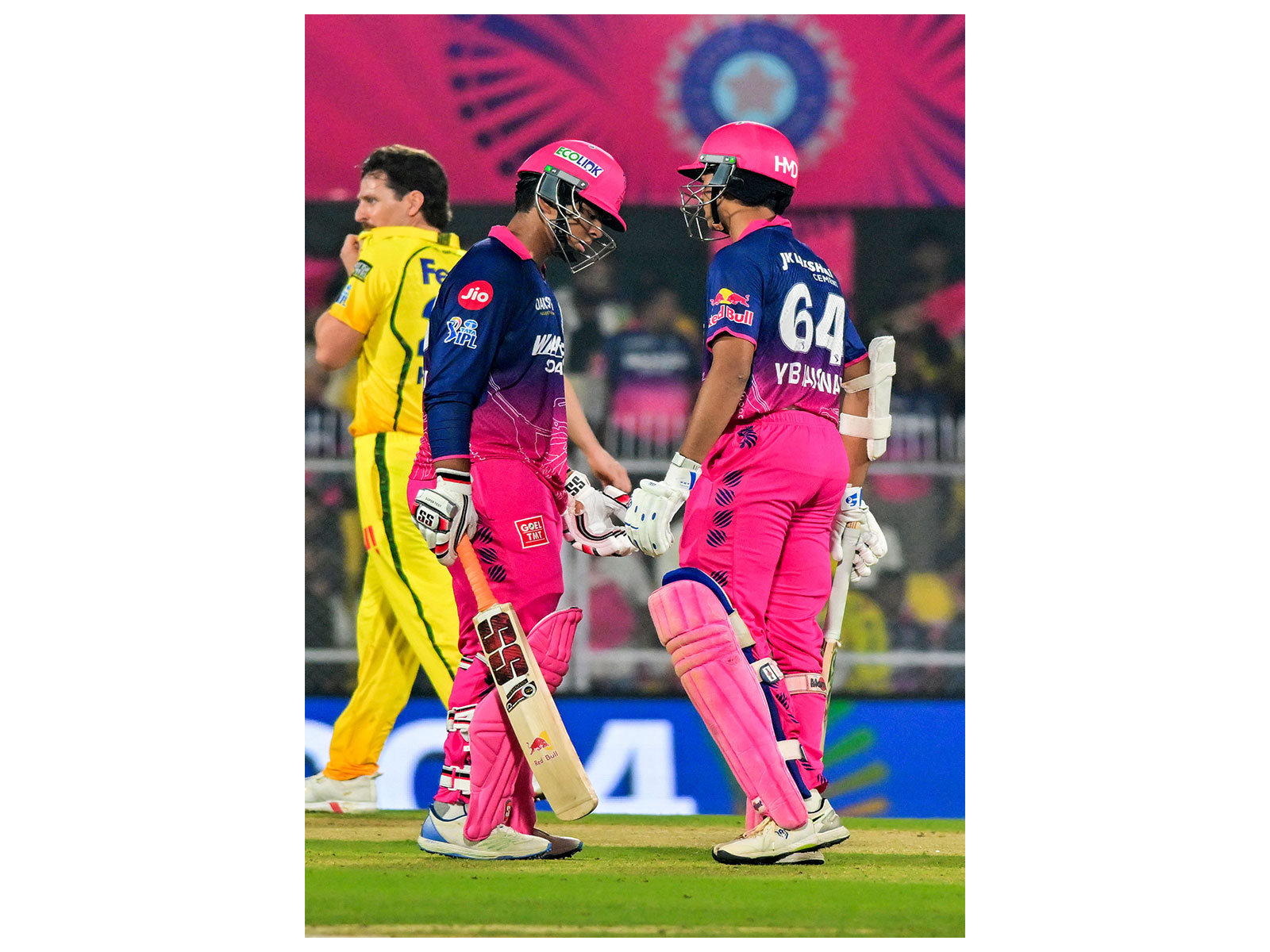 Rajasthan Royals' Yashasvi Jaiswal and Vaibhav Sooryavanshi. (Photo/ANI) 